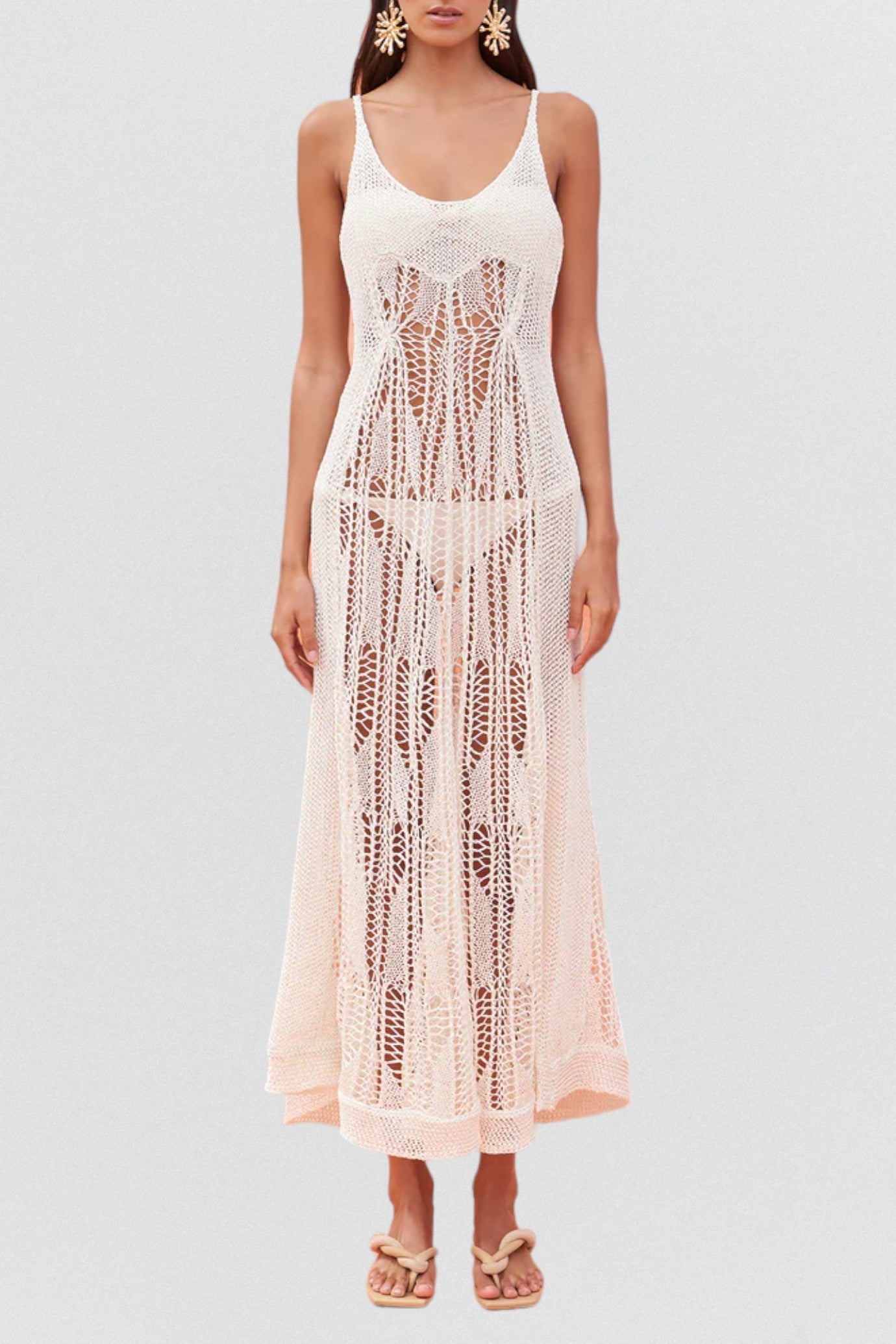 Vickie Crochet Dress