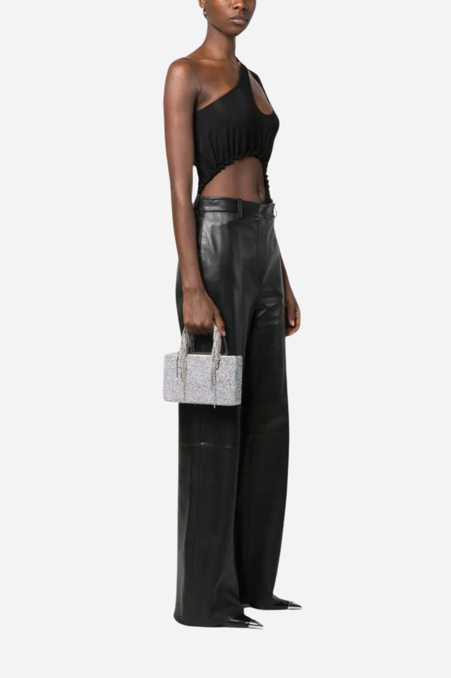 Midi Crystal Fringe Tote