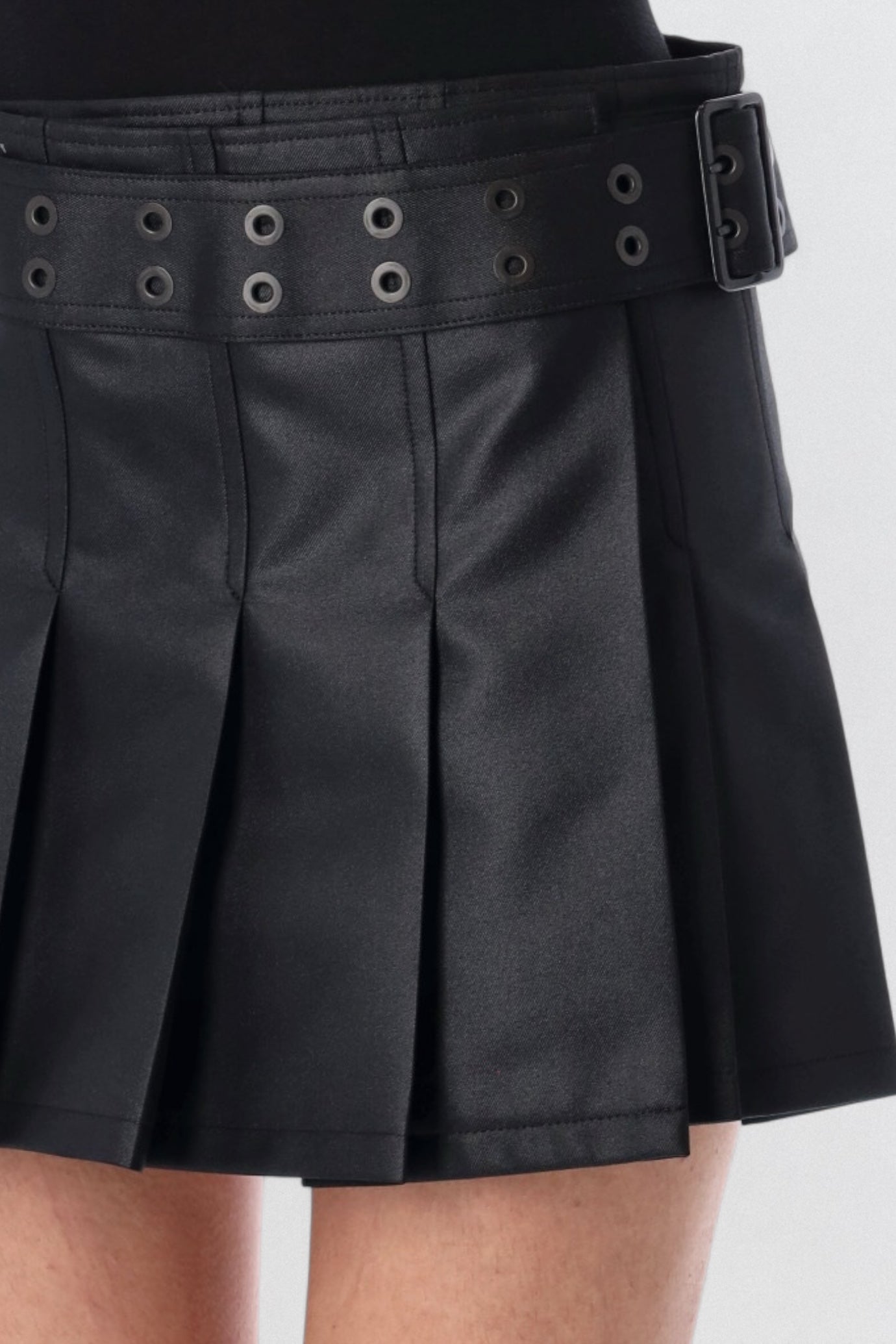 Leather Mini Skirt