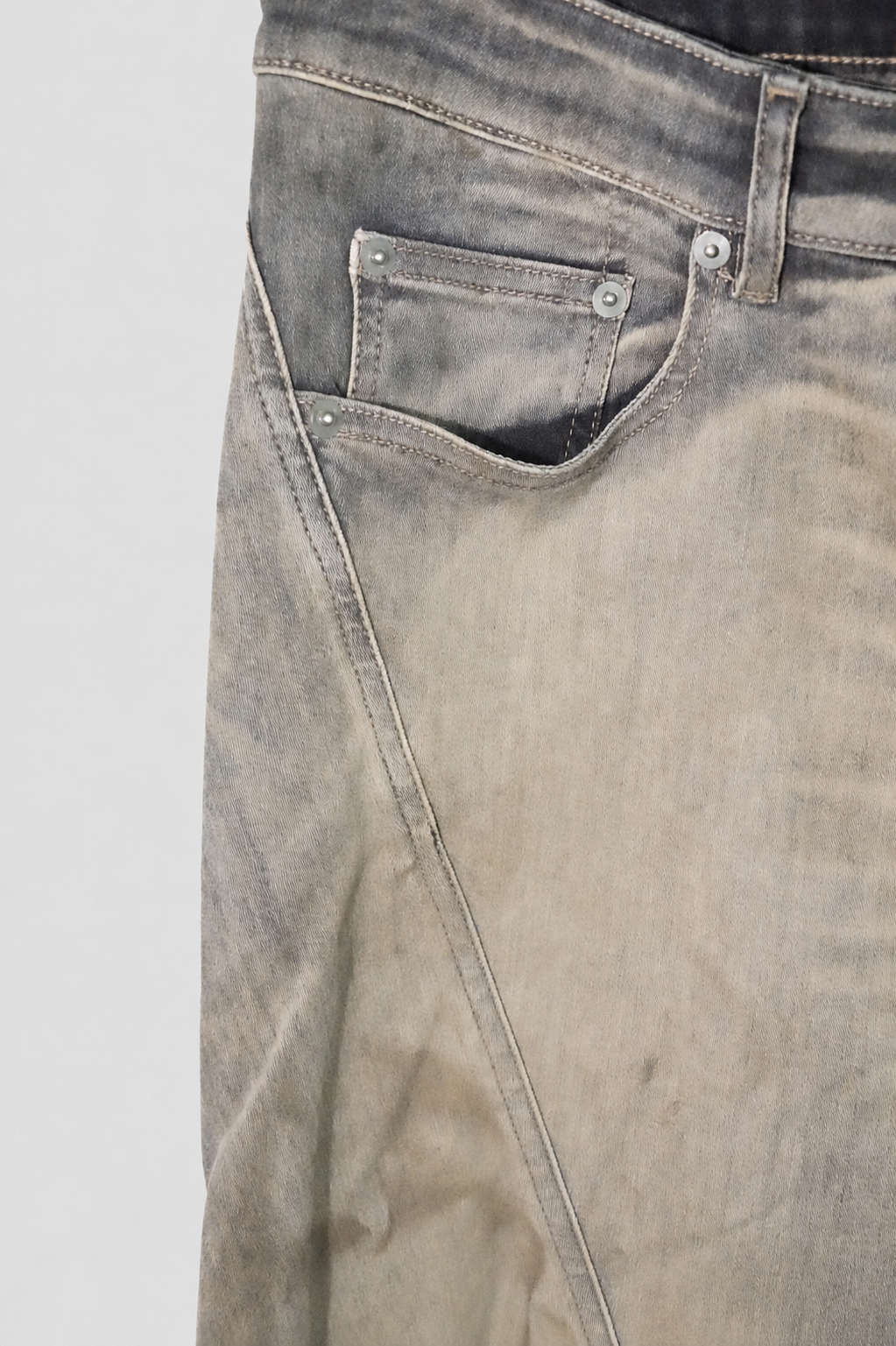 Bias Bootcut Denim Pants