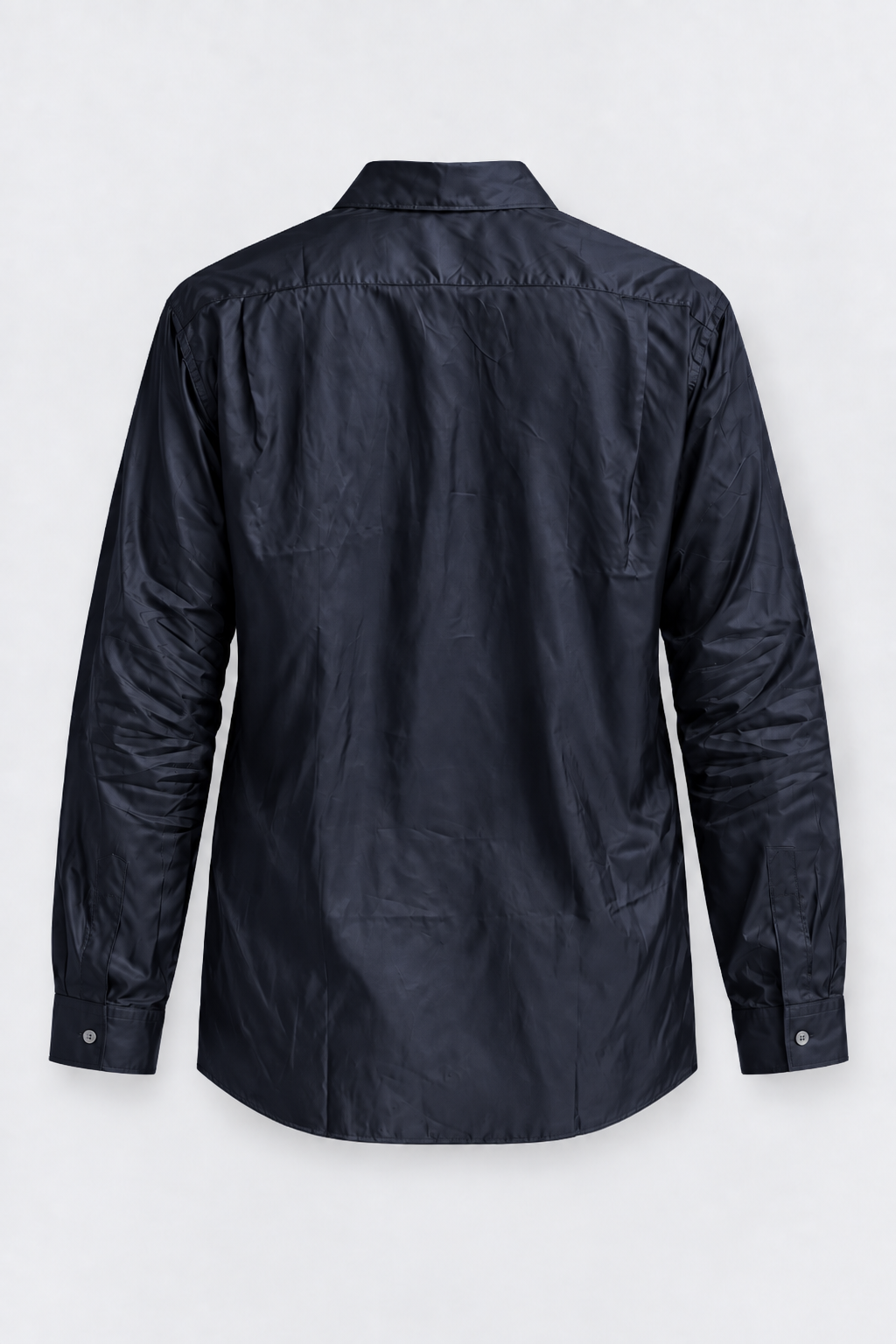 Navy Cupro Shirt