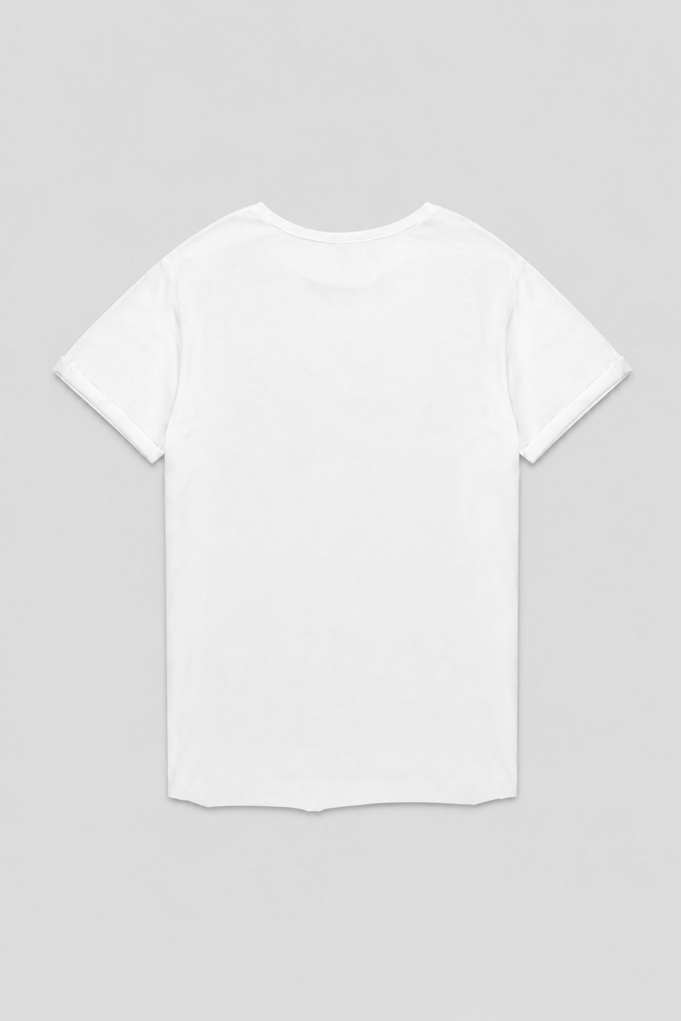 Desu Supima Cotton T Shirt in white with clean short sleeve silhouette and soft cotton finish.