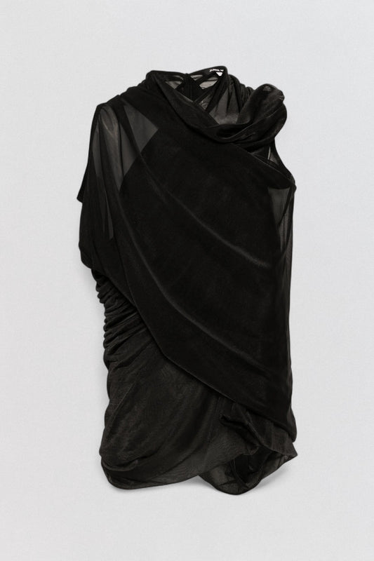 Sheer Draped Top