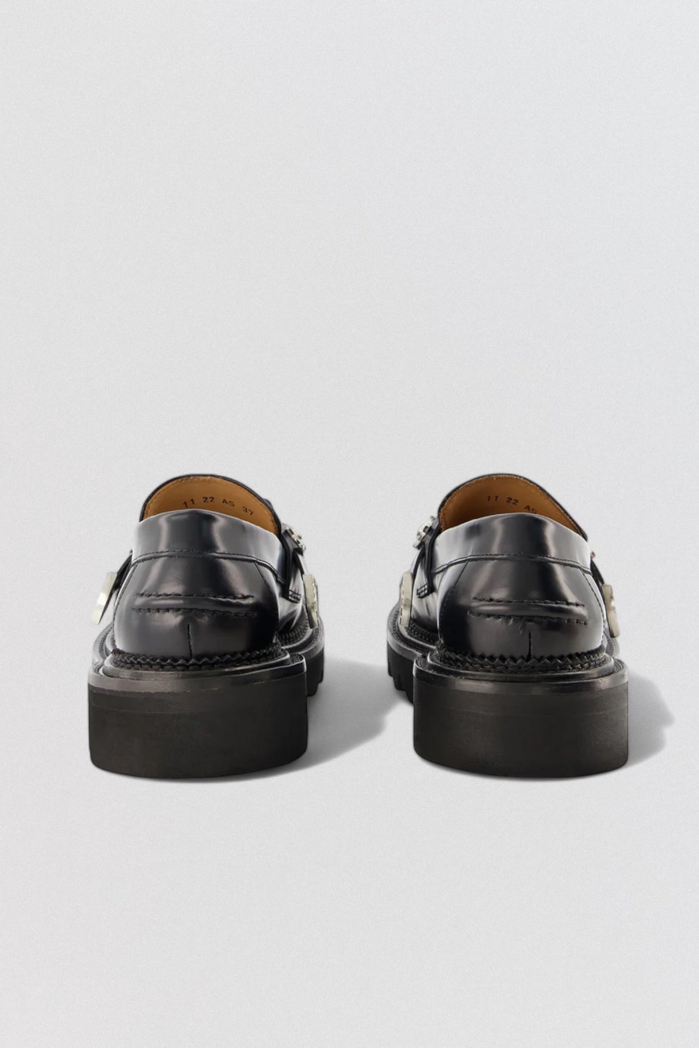 AJ1243 Leather Loafers
