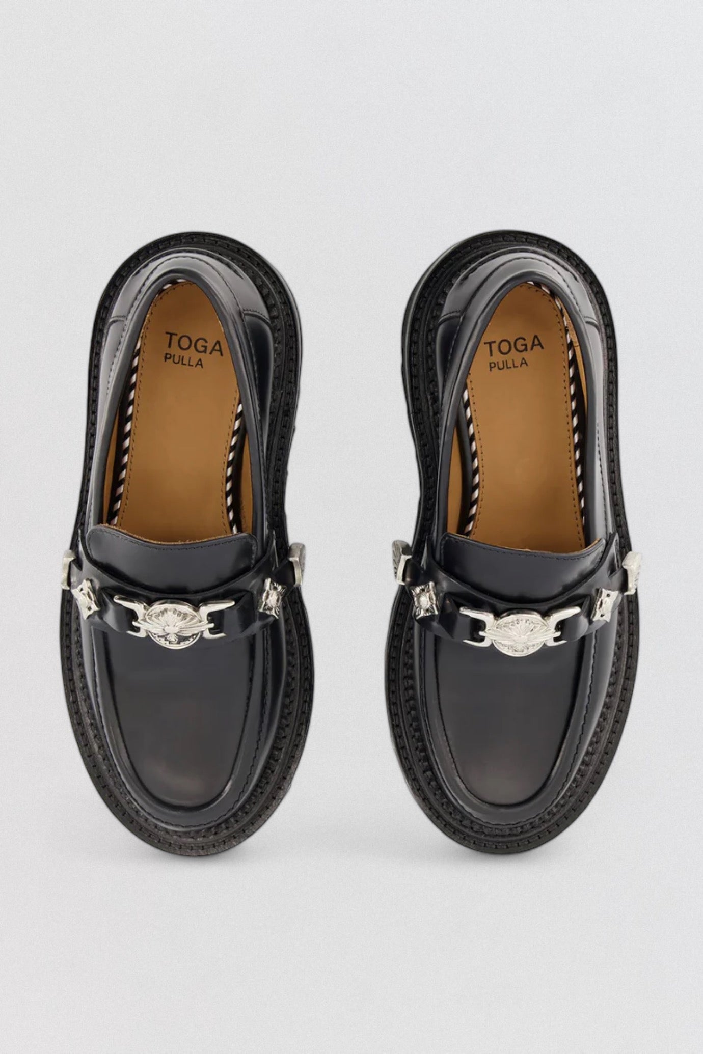 AJ1243 Leather Loafers