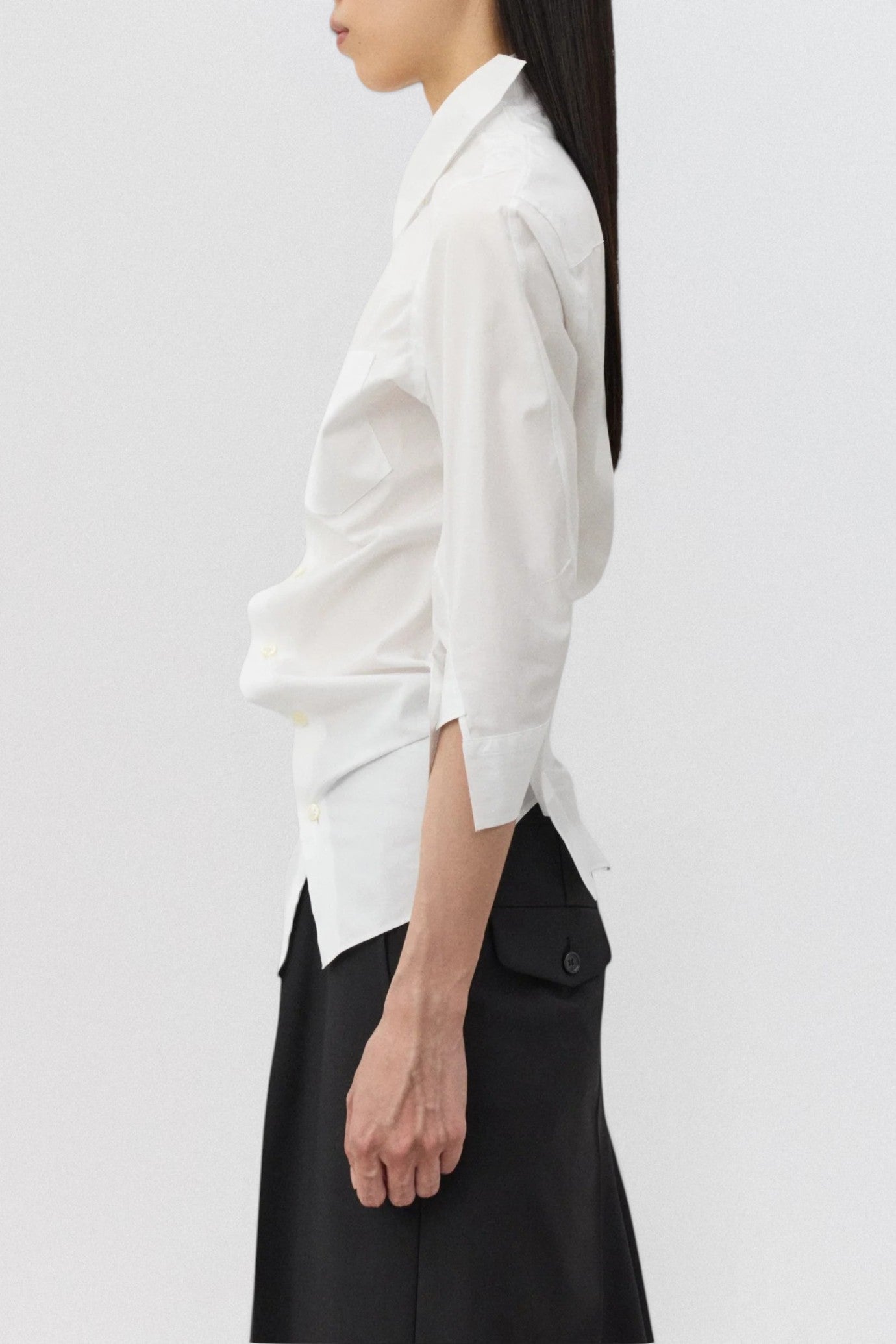 Asymmetric Shirt Blouse