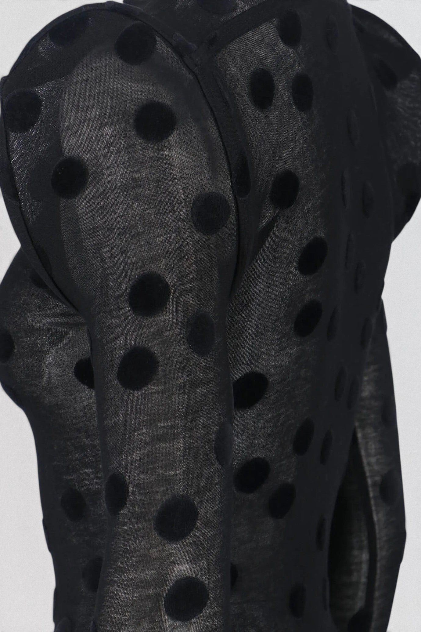 Polka-Dot Padded Top