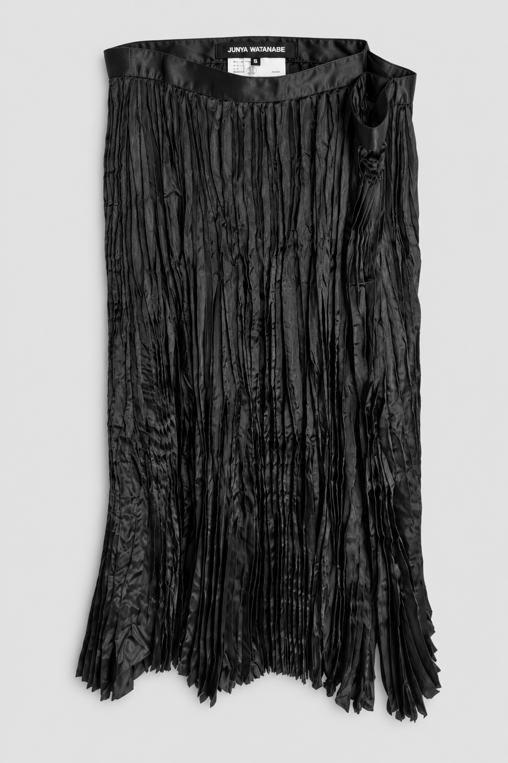 Asymmetric Pleated Skirt
