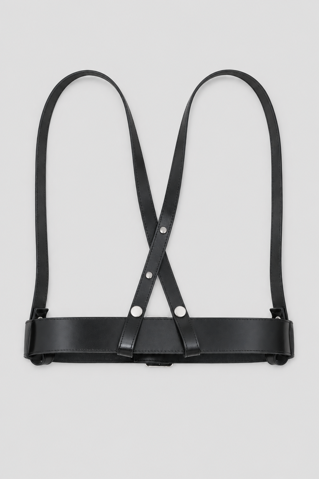 Back Cross Leather Harness
