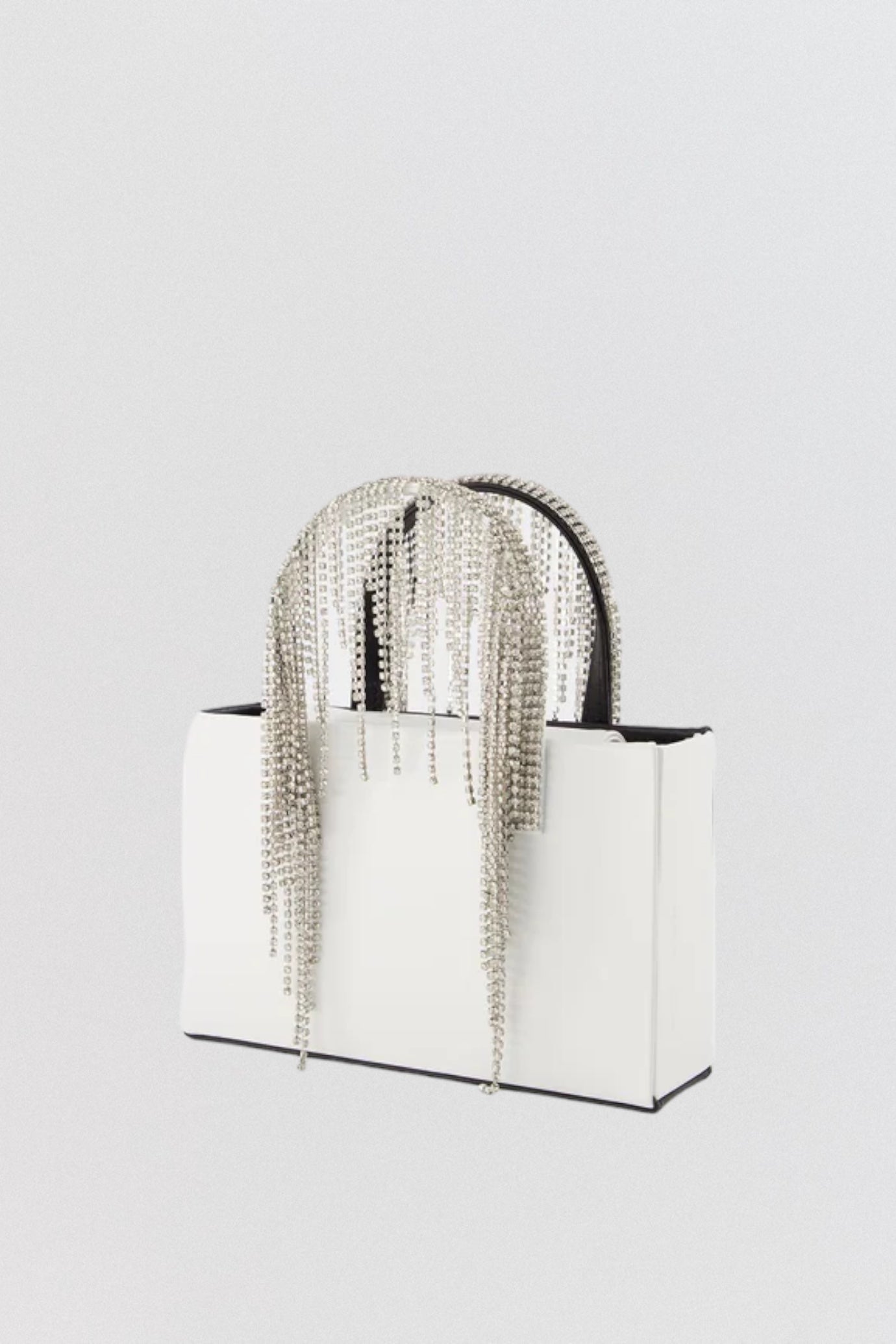 Midi Crystal Fringe Tote
