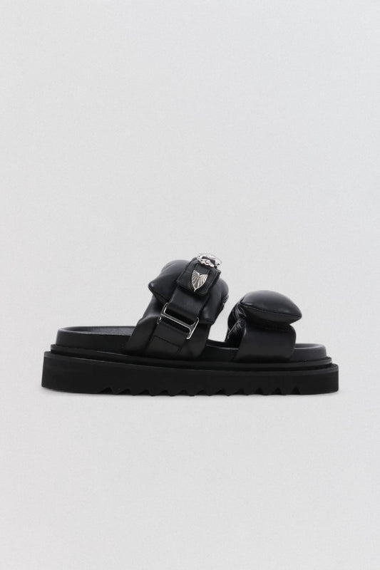 AJ1382 Black Leather