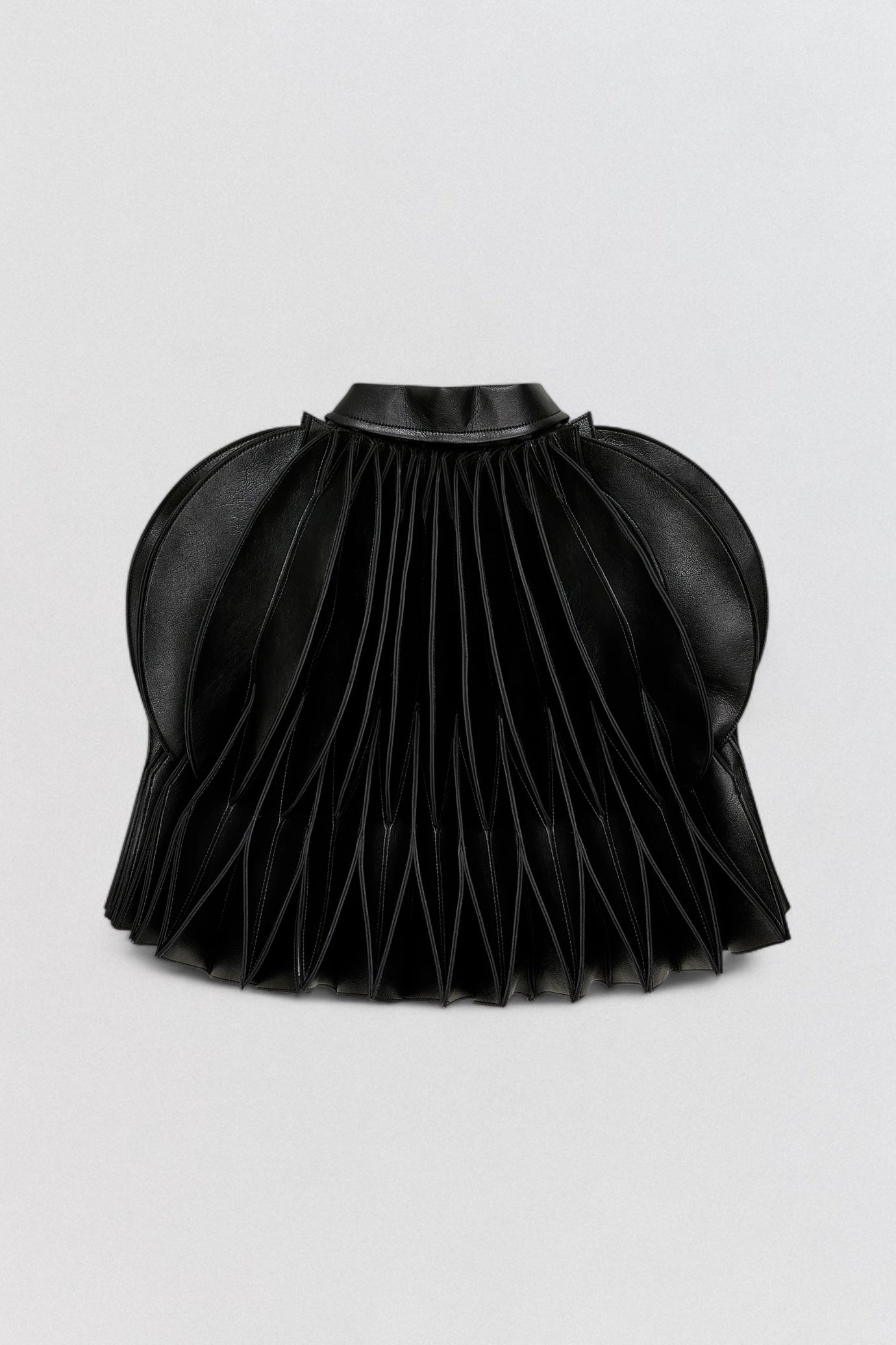 Leather Cape Jacket