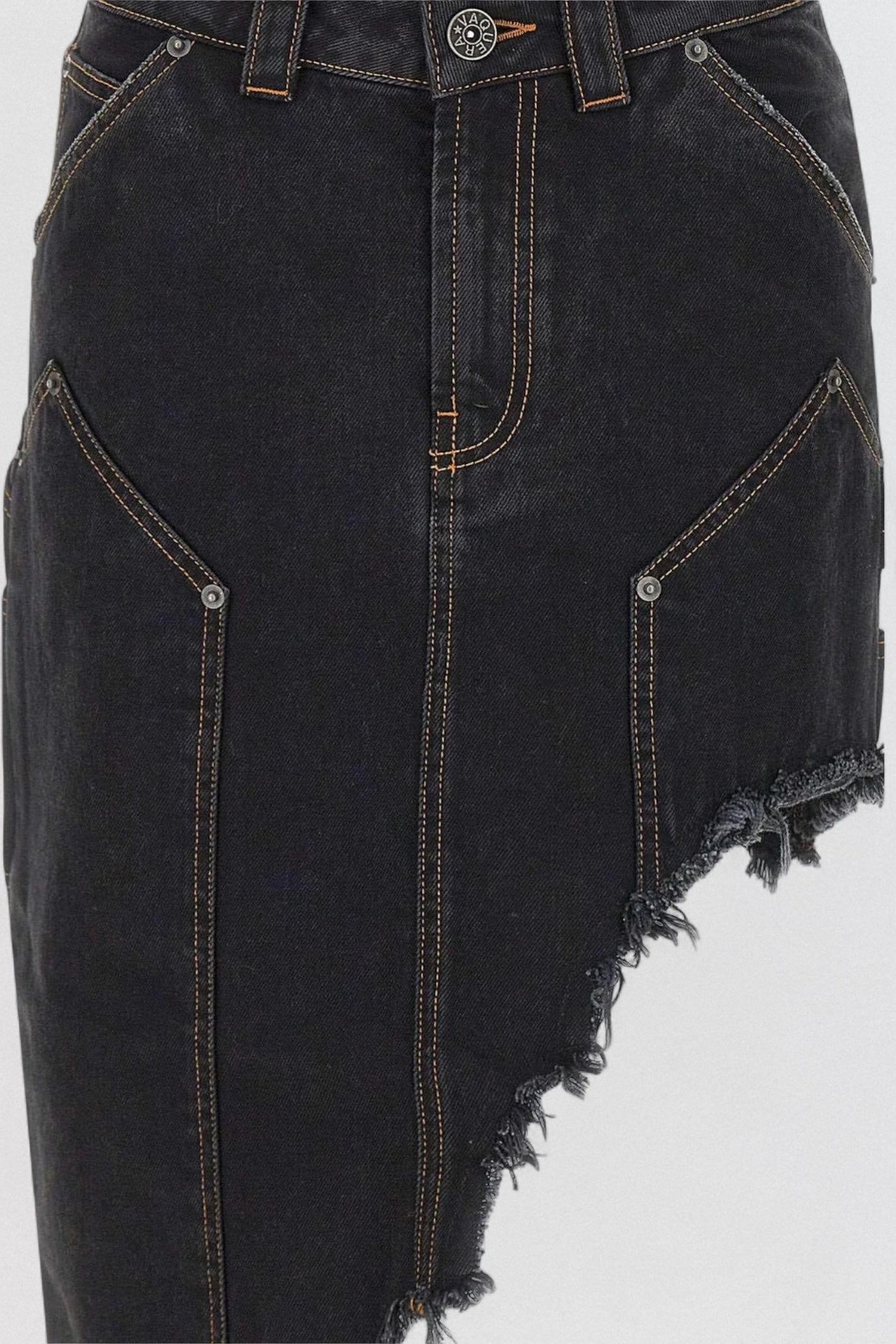 Asymmetrical Denim Skirt