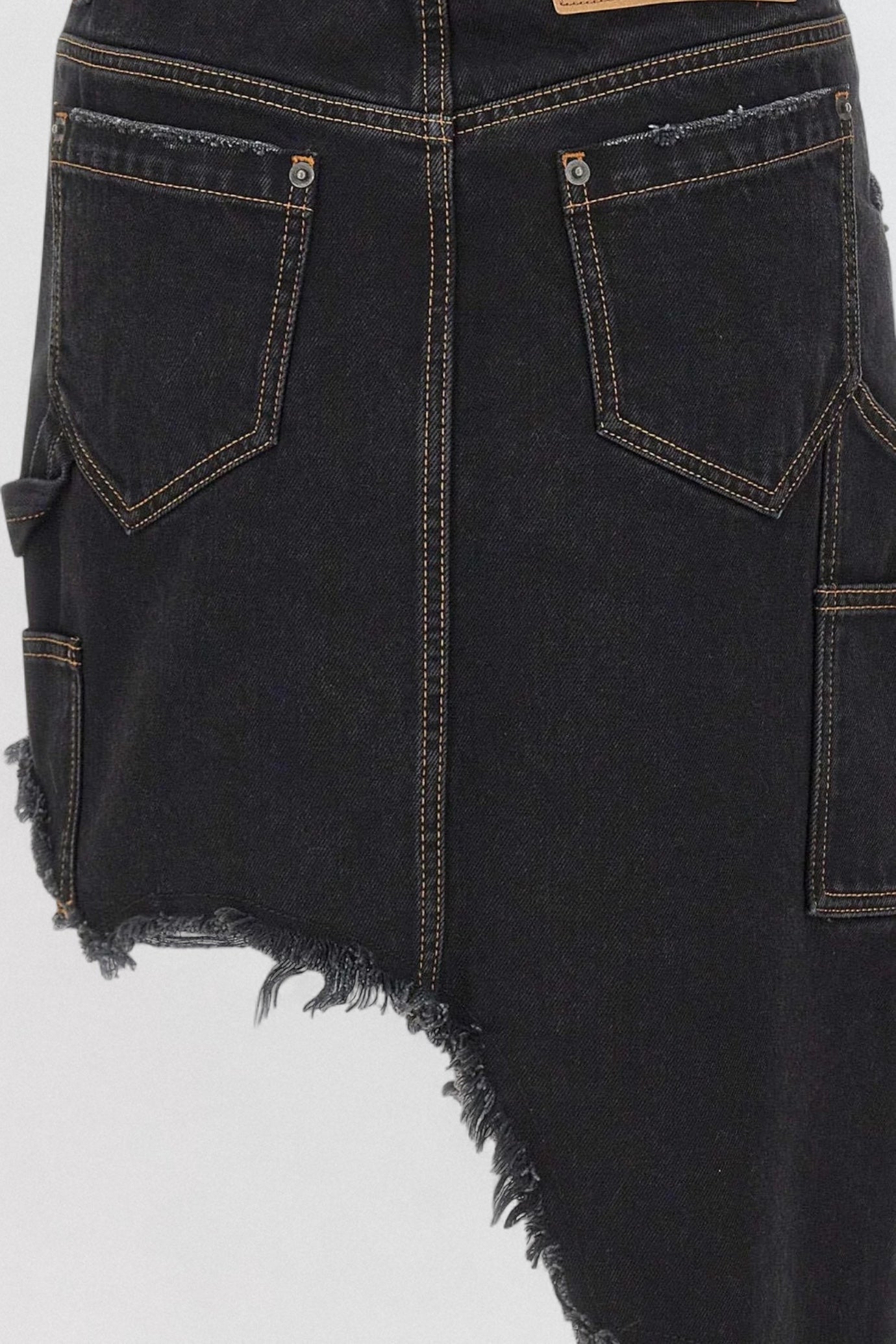 Asymmetrical Denim Skirt