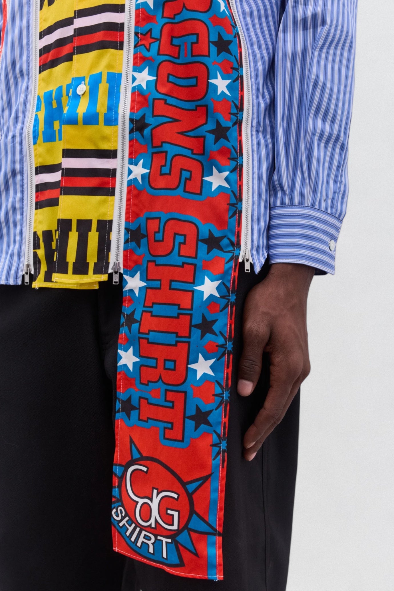 Zip Football Scarf Shirt