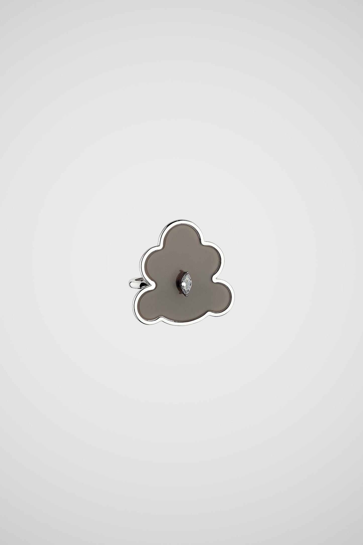 Translucent Grey Cirrus Ring