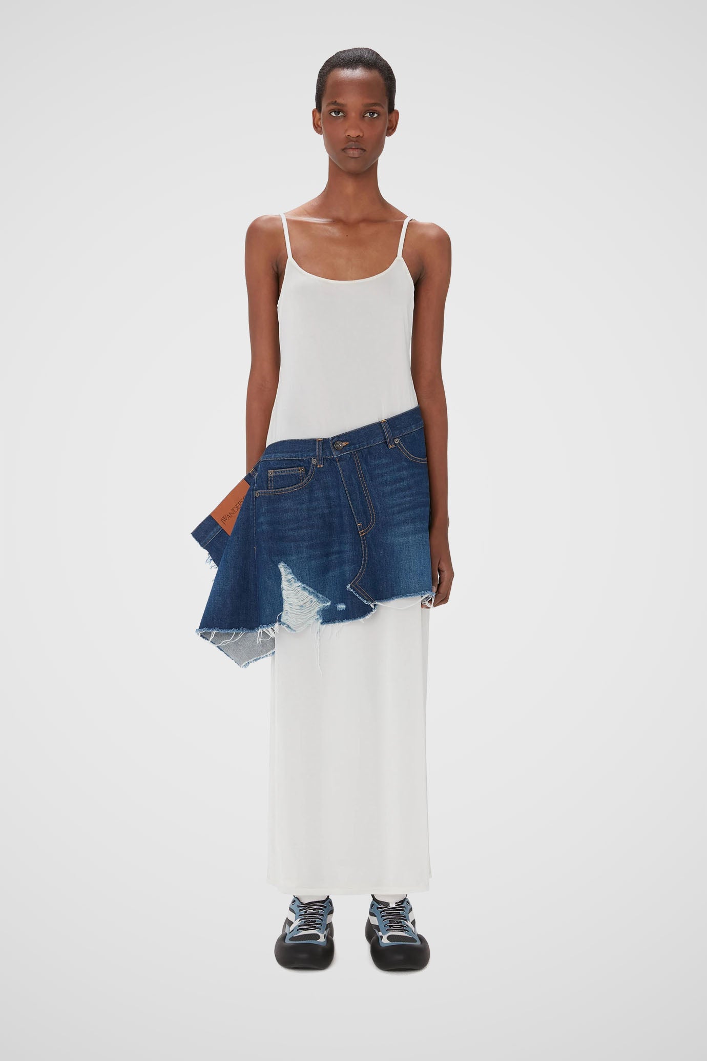 Deconstructed Hybrid Long Dress