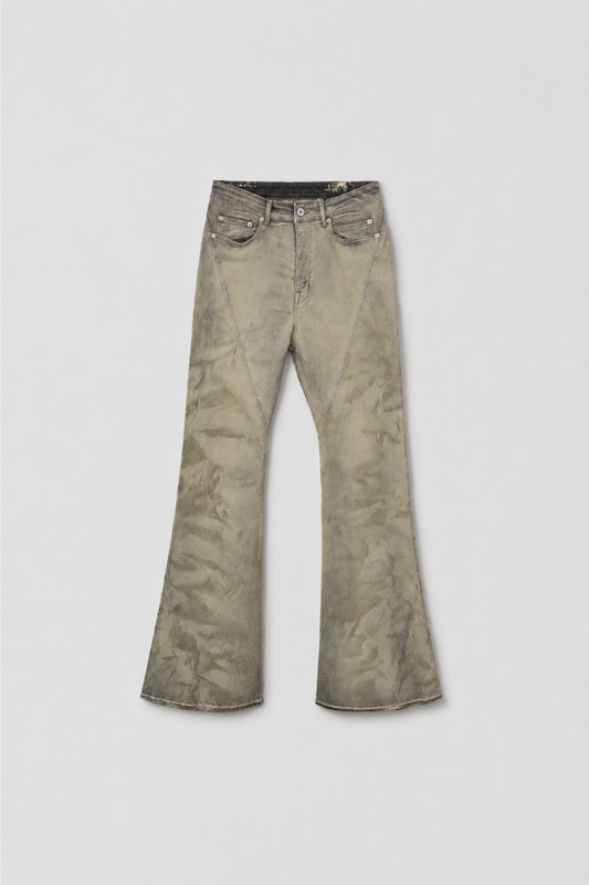 Bias Bootcut Denim Pants
