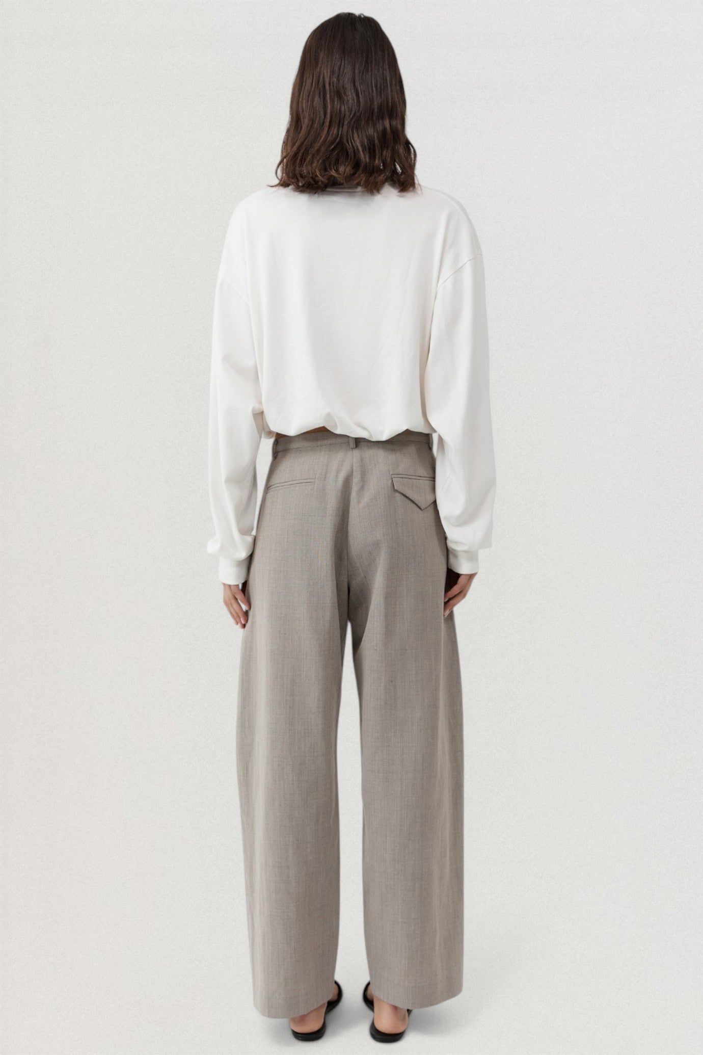 Drawstring Long Sleeve Top