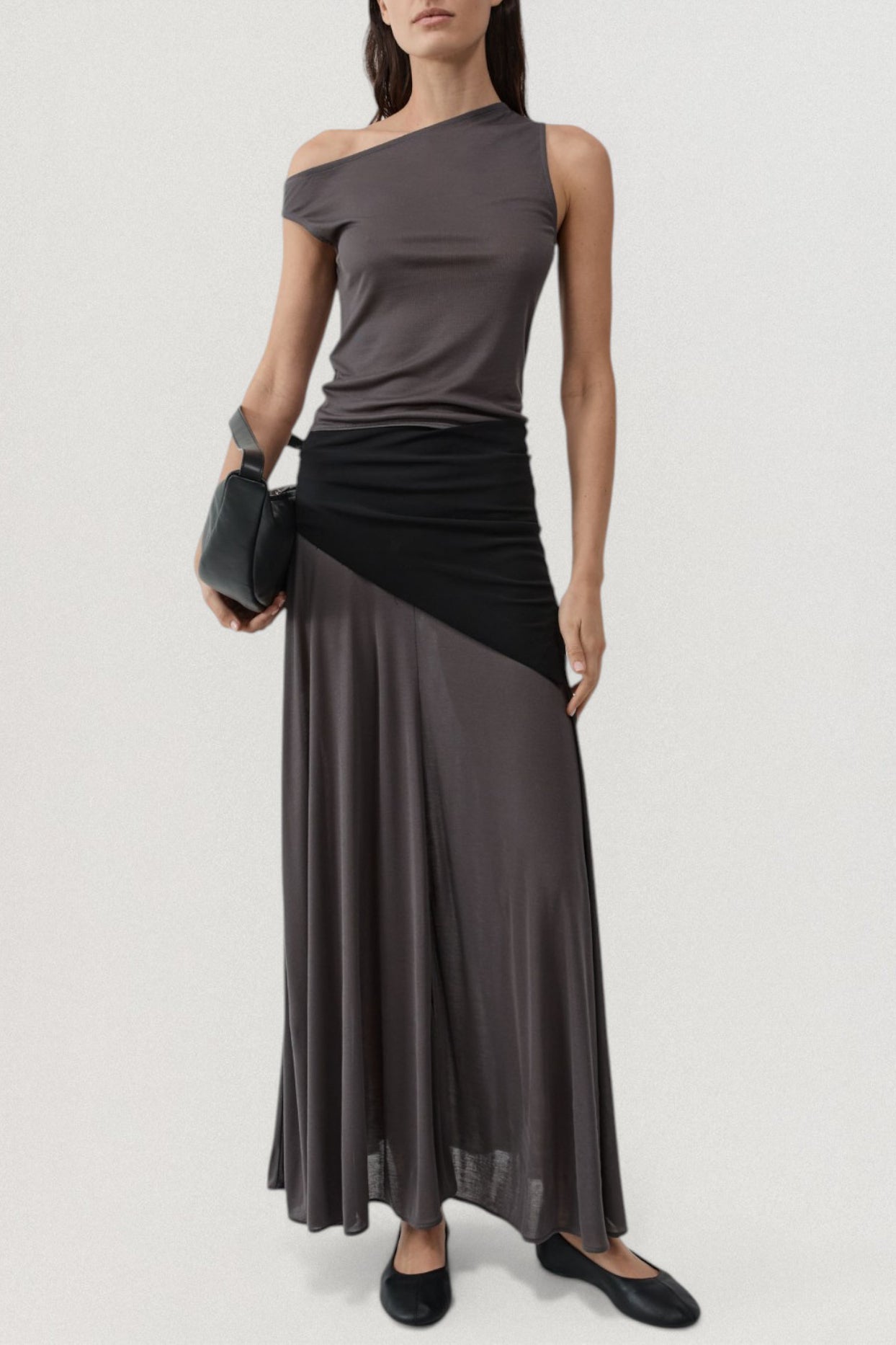 Fluid Jersey Skirt