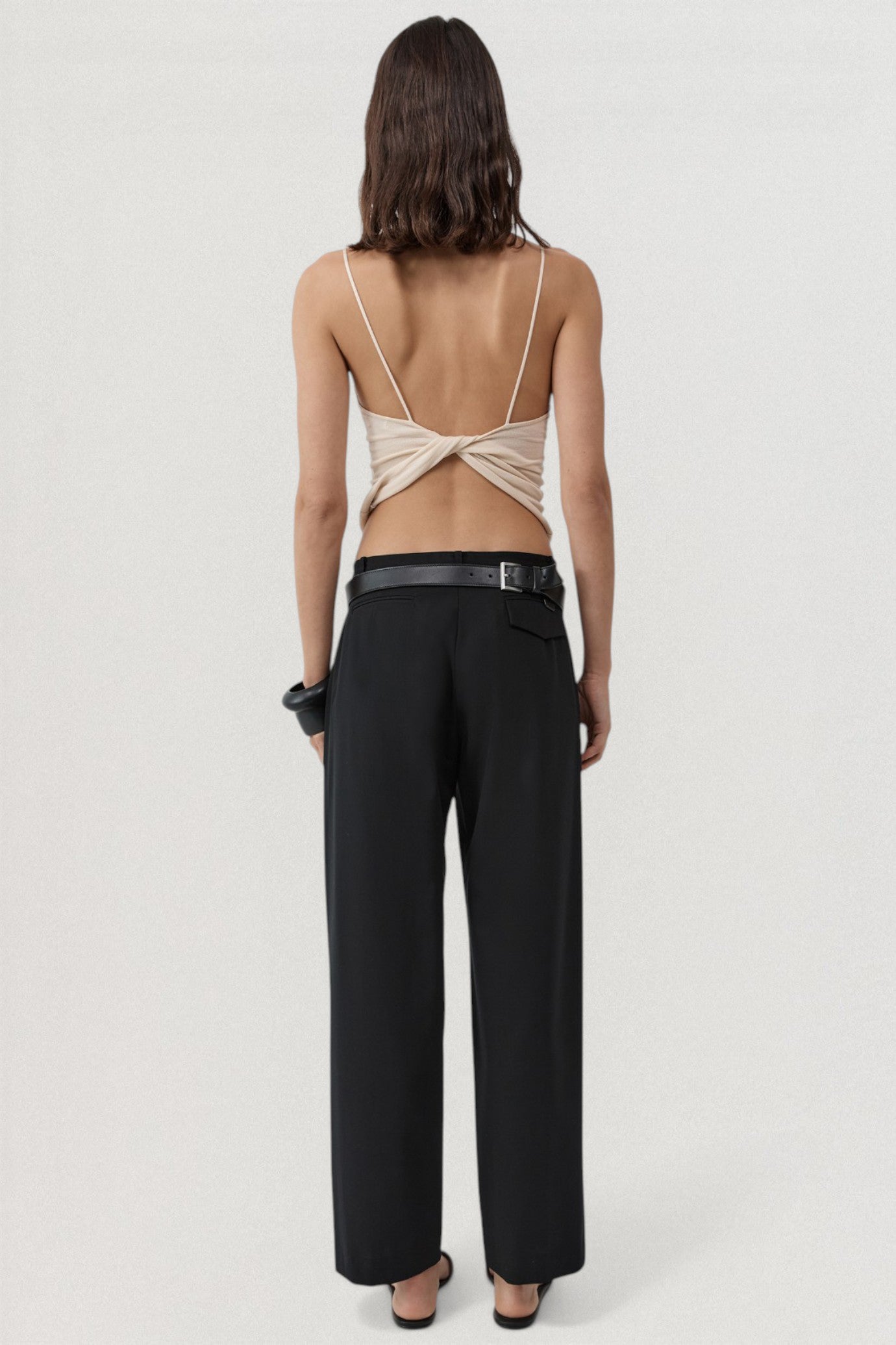 Twist Back Knit Top