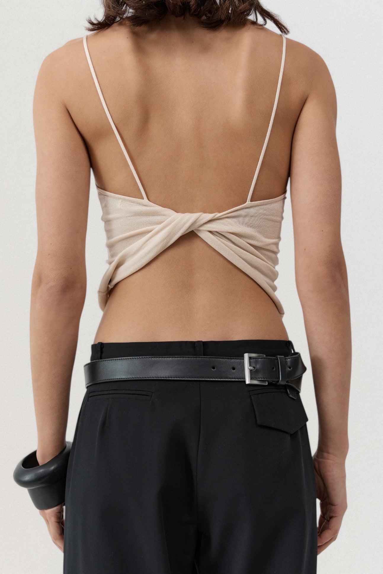 Twist Back Knit Top