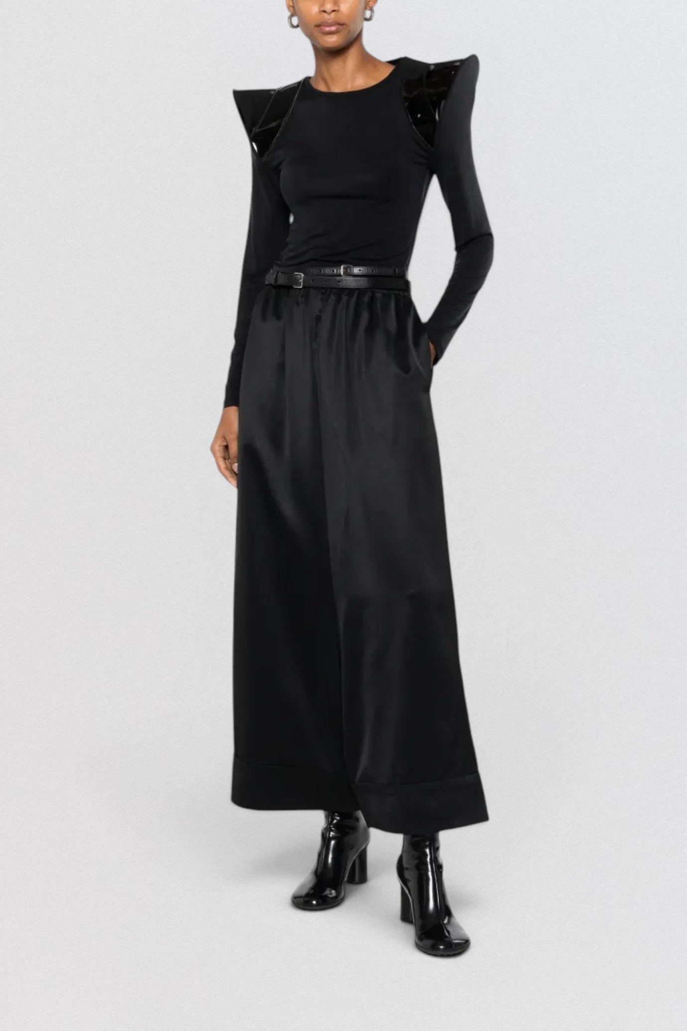 Sculptural Shoulder Top