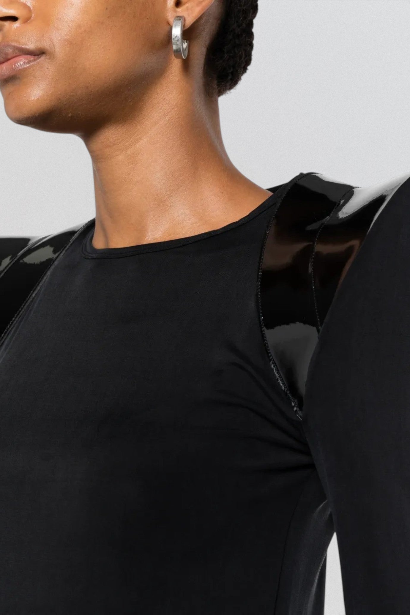 Sculptural Shoulder Top