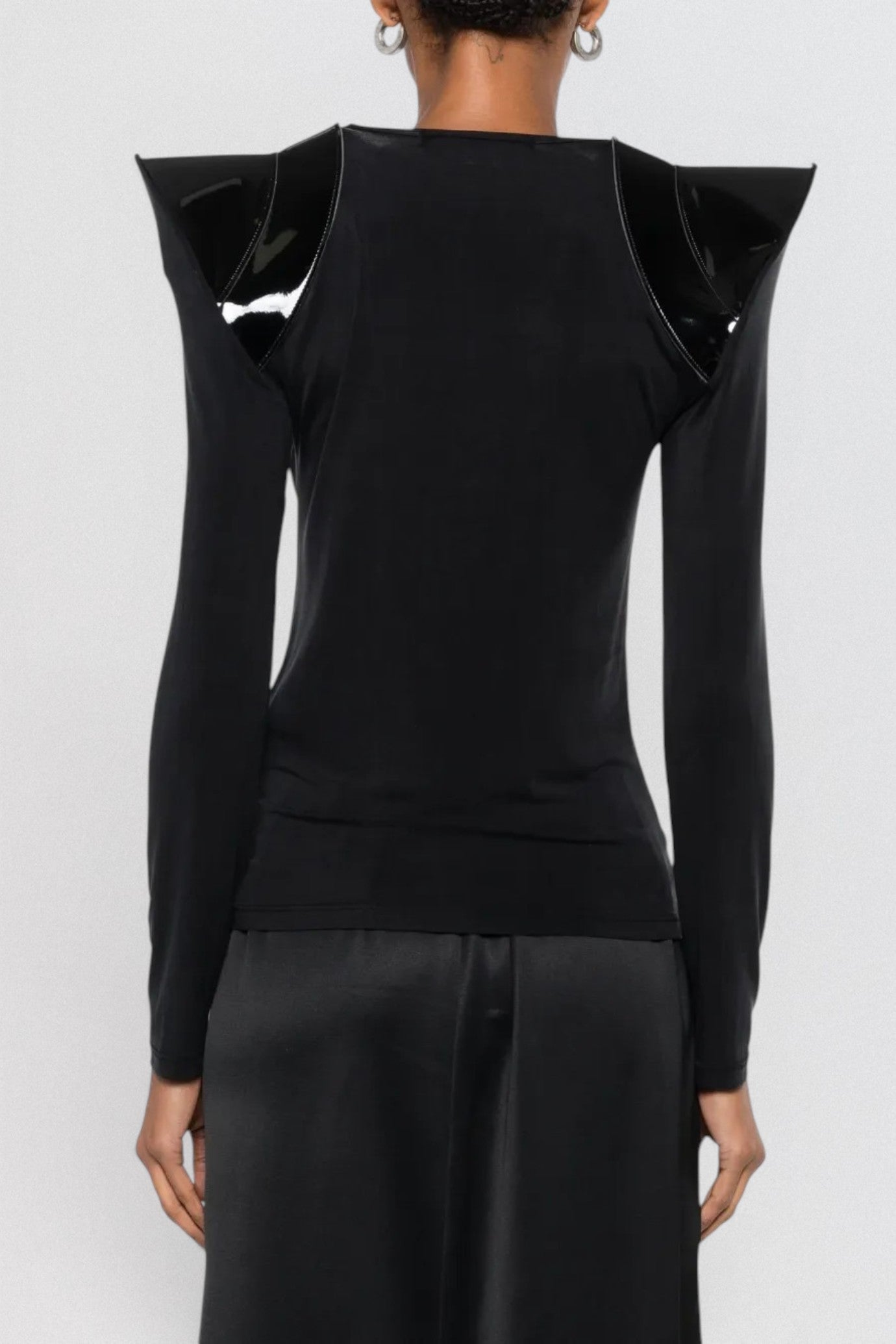 Sculptural Shoulder Top