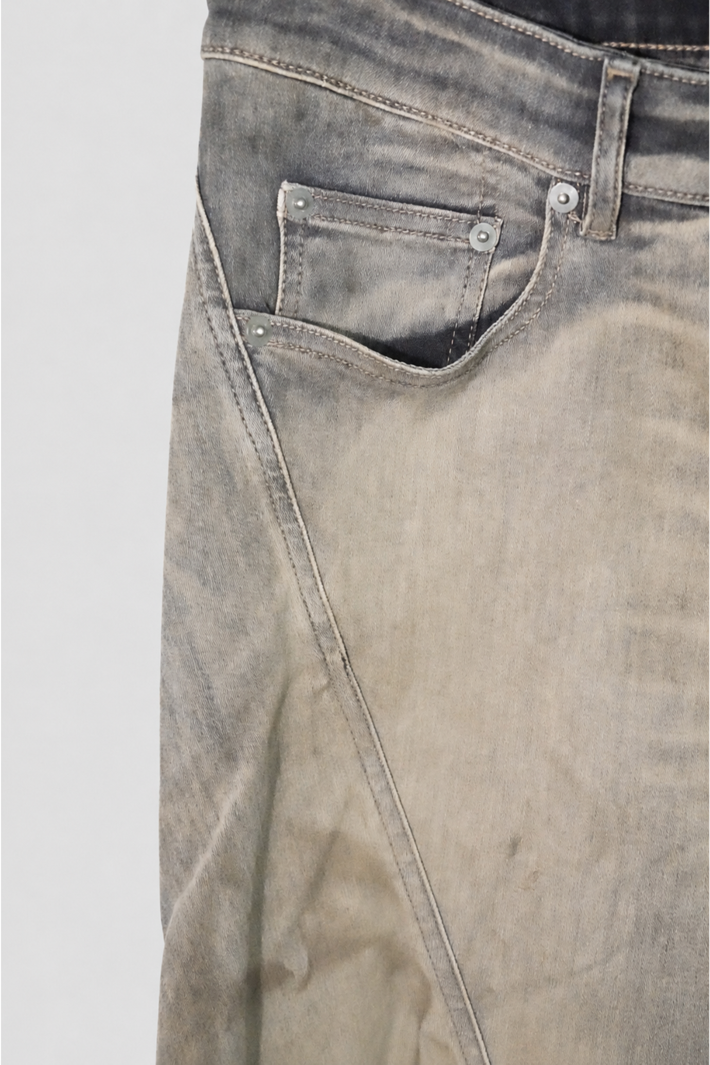 Bias Bootcut Denim Pants