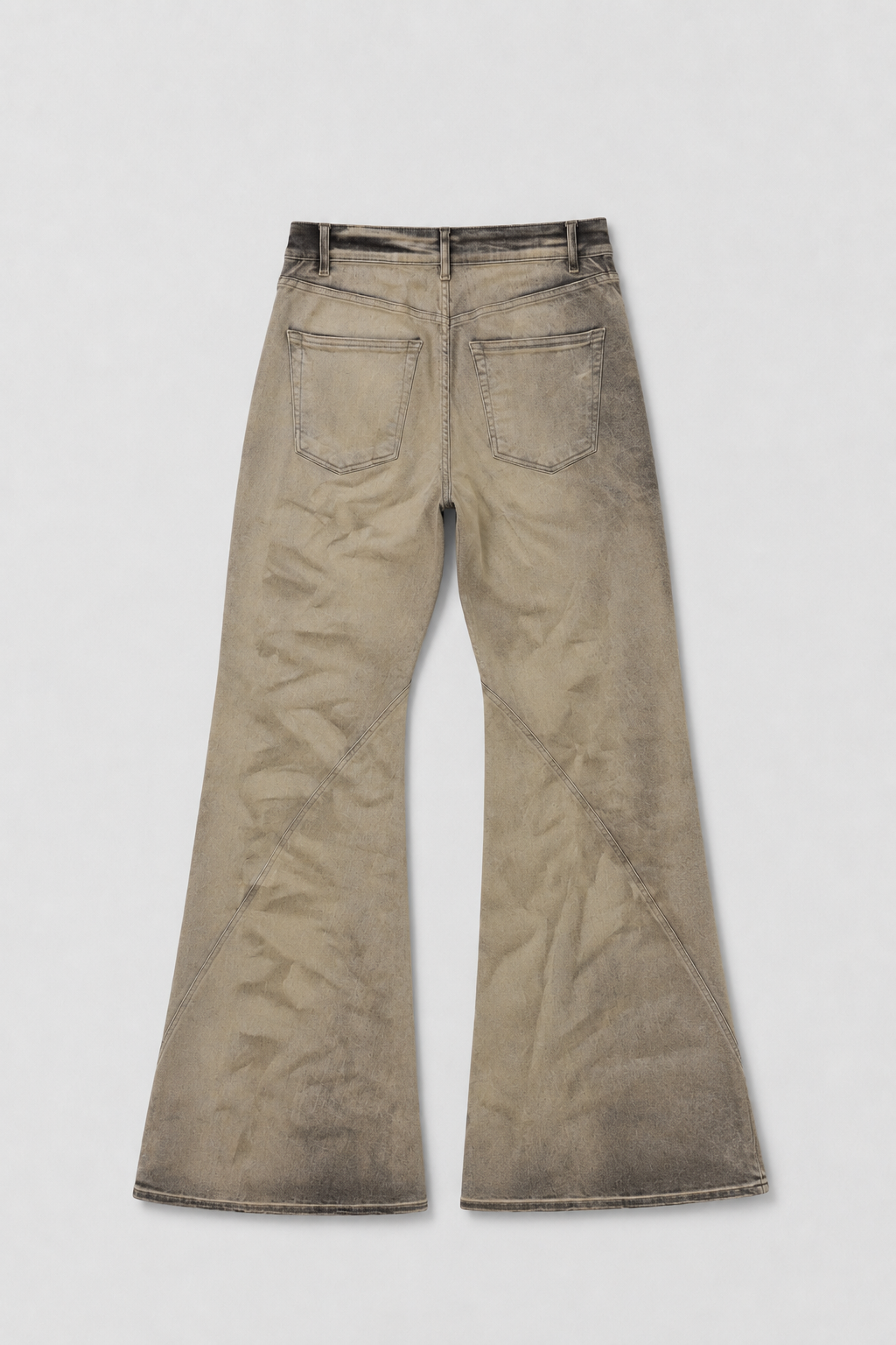 Bias Bootcut Denim Pants
