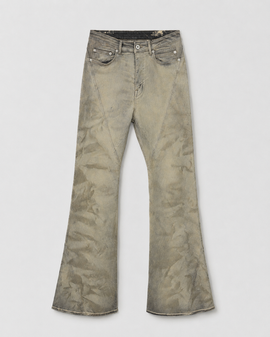 Bias Bootcut Denim Pants