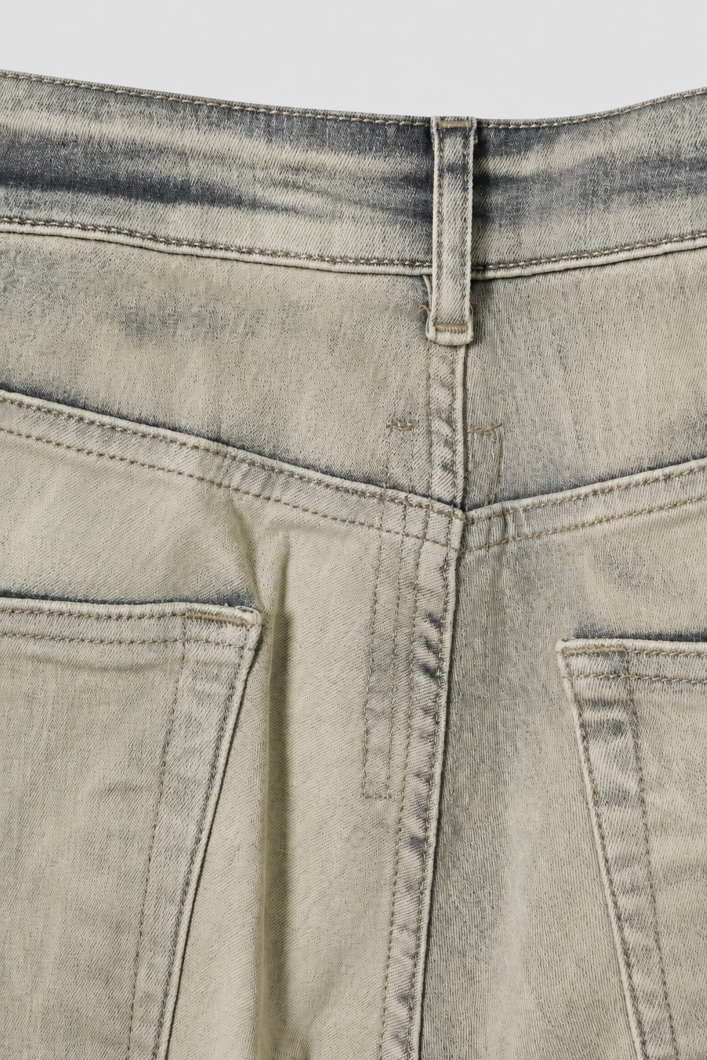 Bias Bootcut Denim Pants