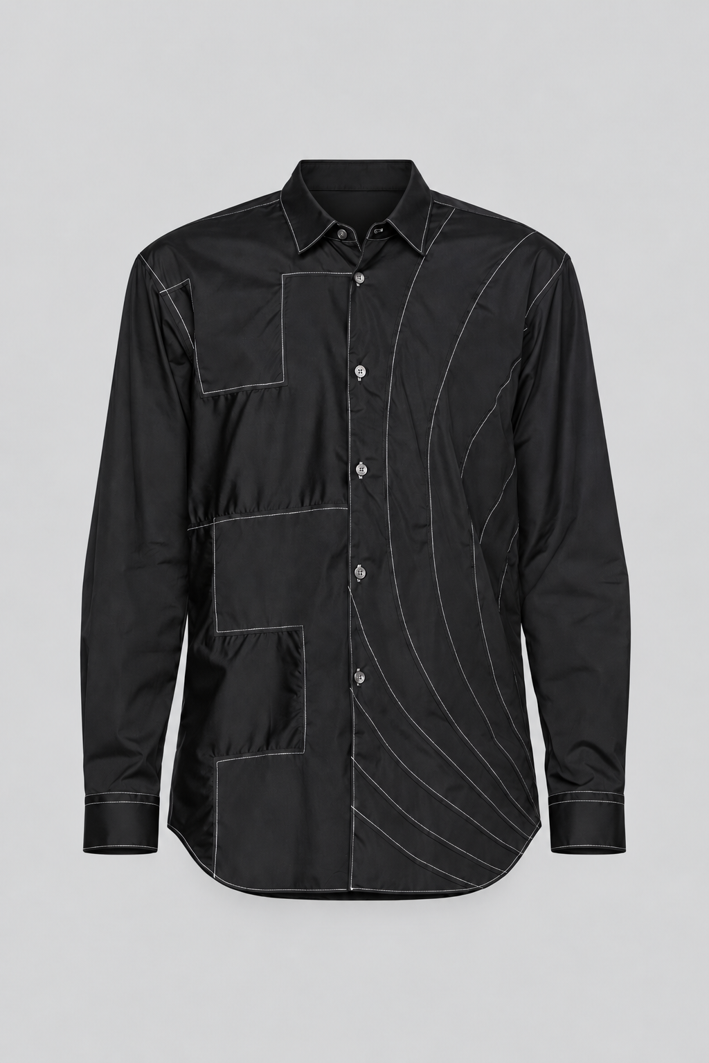 Black Geometric Shirt