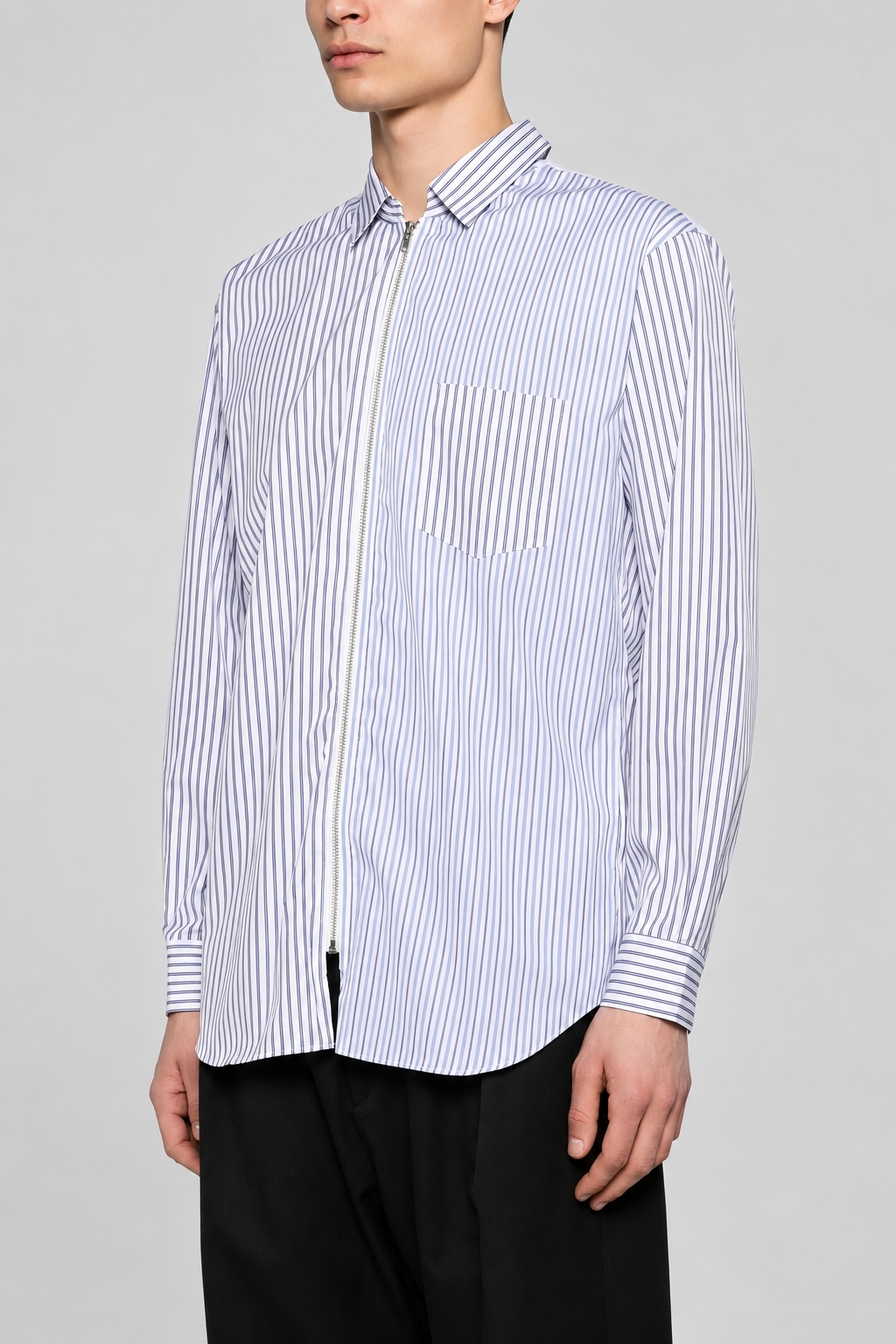 Striped Zip Shirt