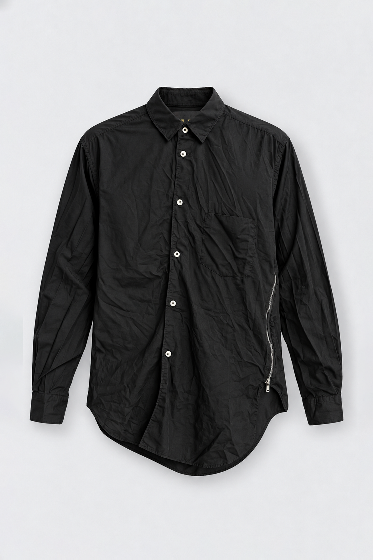 Black Zip Shirt