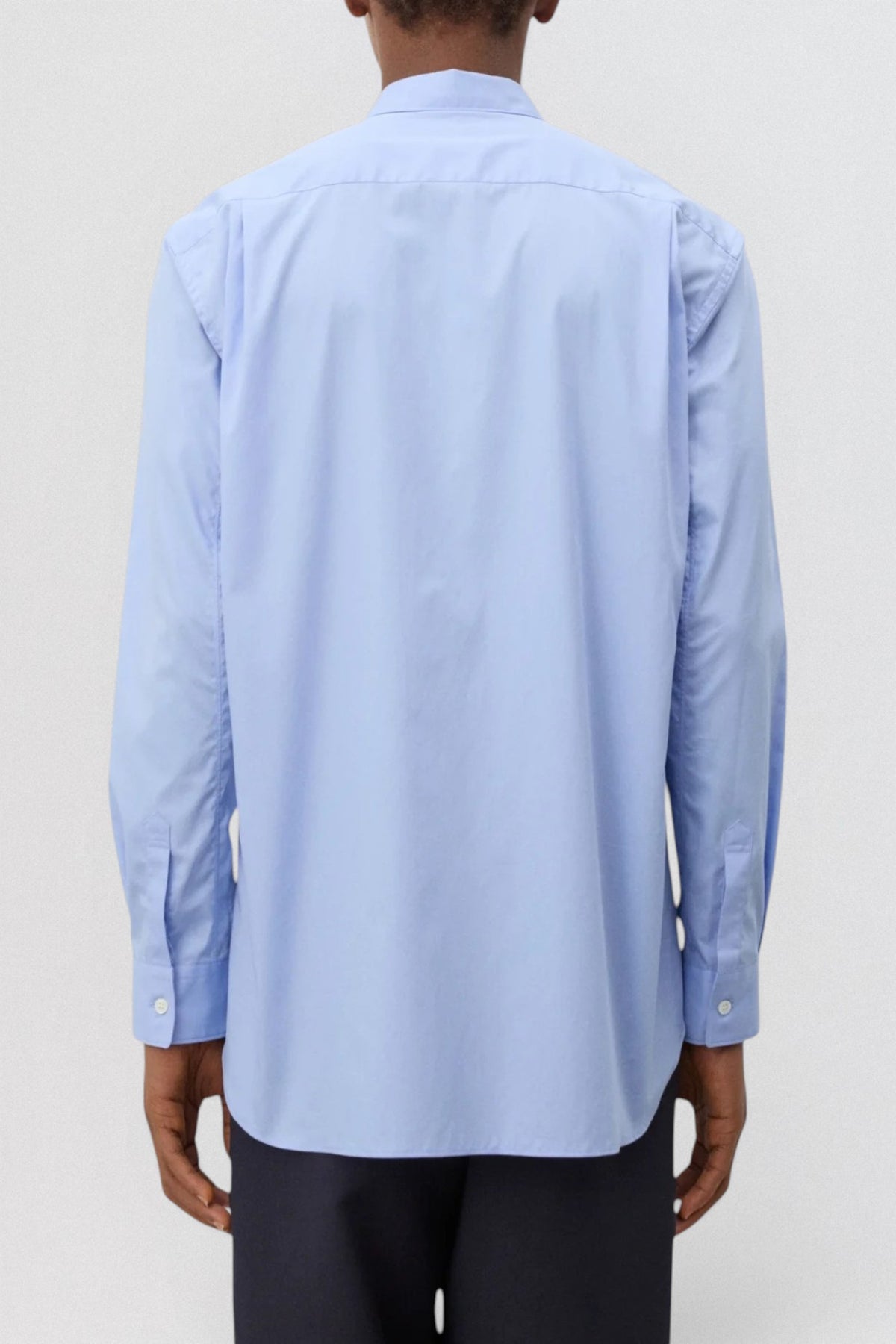 Patchwork Stripe Shirt Blue/Mix
