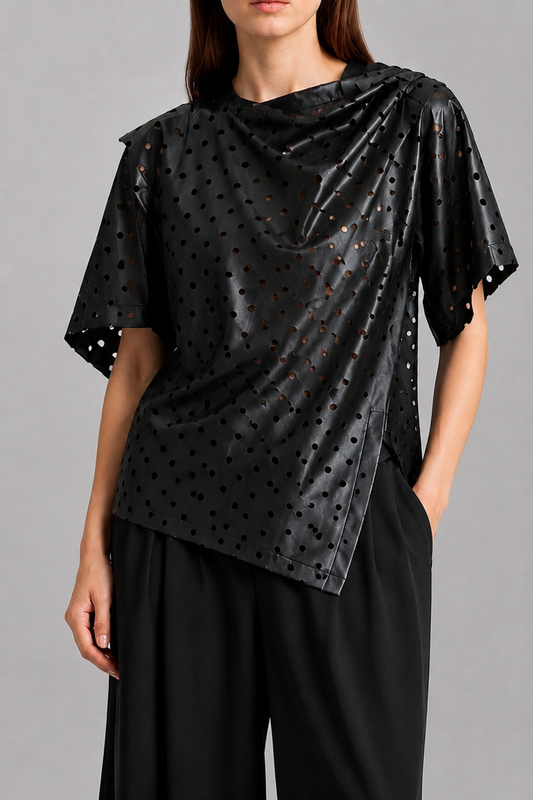 Asymmetric Laser Cut Top