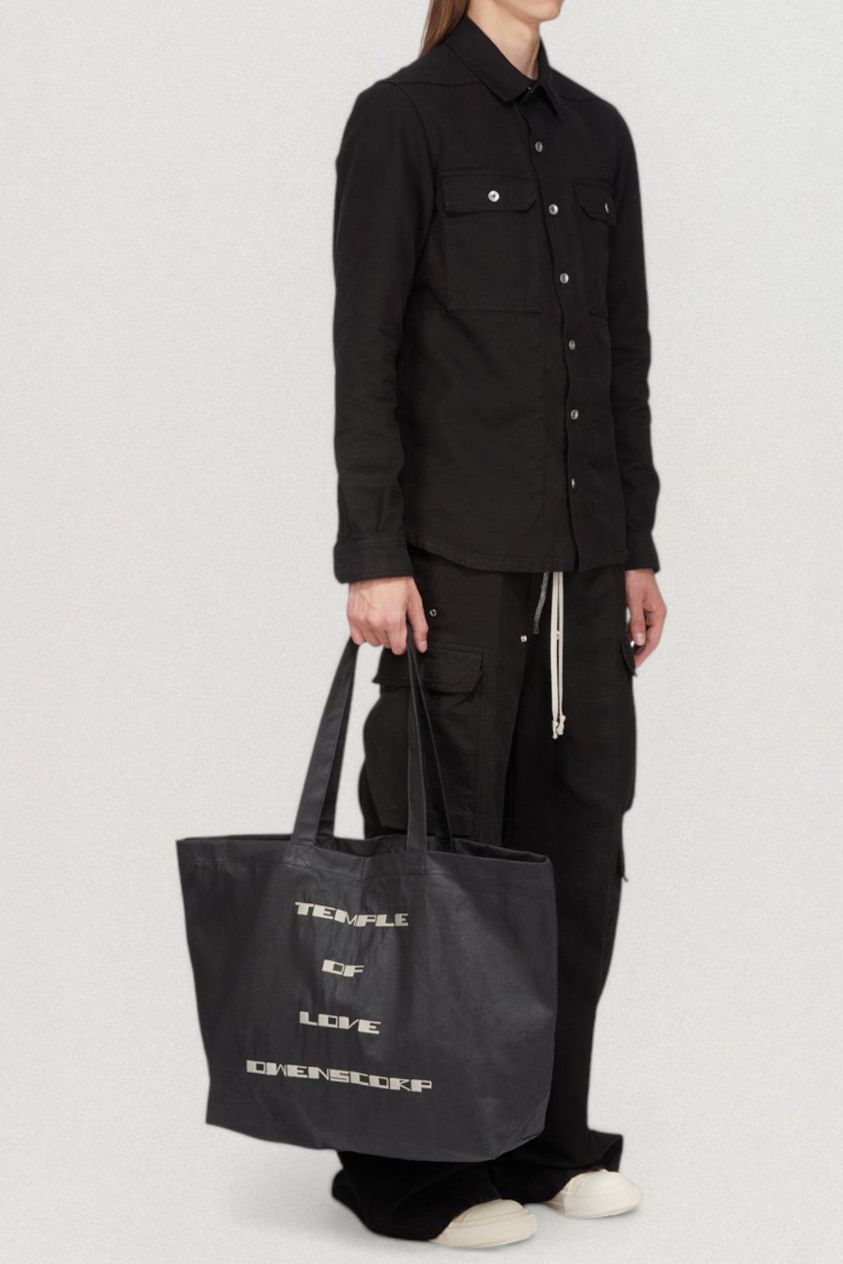 Rick Owens DRKSHDW Temple of Love Tote Bag