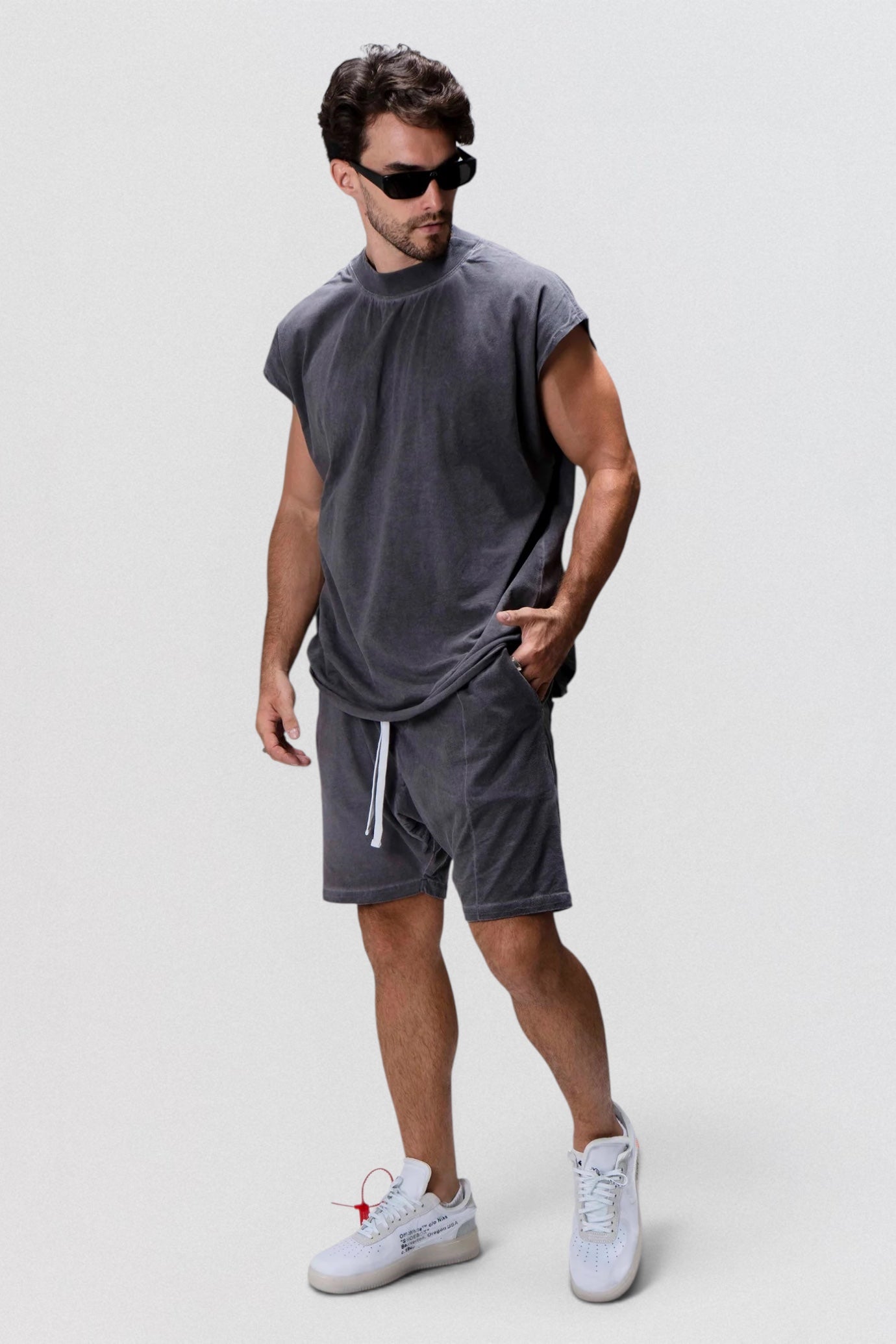 DESU Boxer Shorts in Grey 