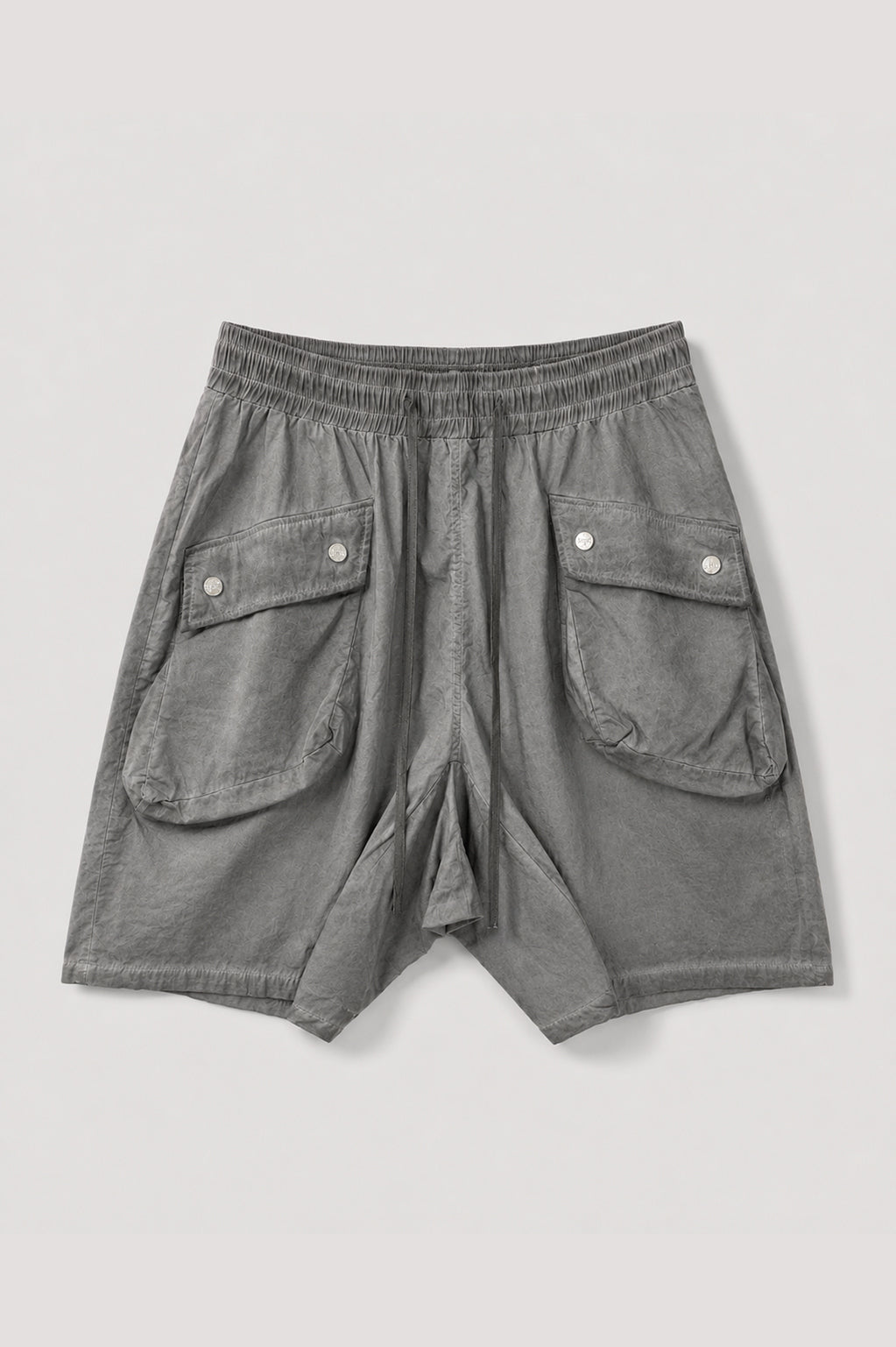 Oversized Utility Shorts Grey