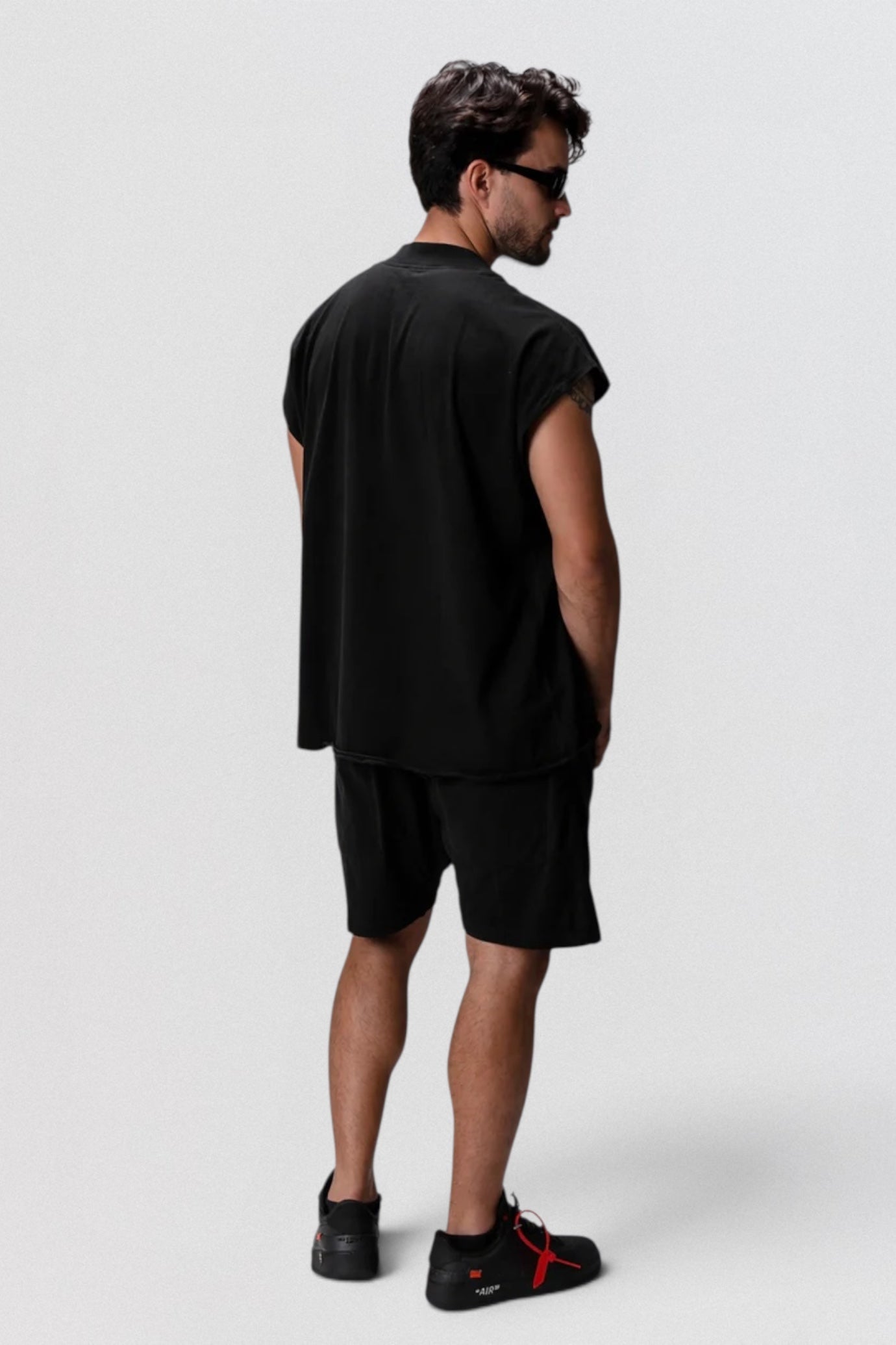 DESU Turtleneck Sleeveless T-Shirt in Supima cotton oversized fit — LABOUTIK Bali