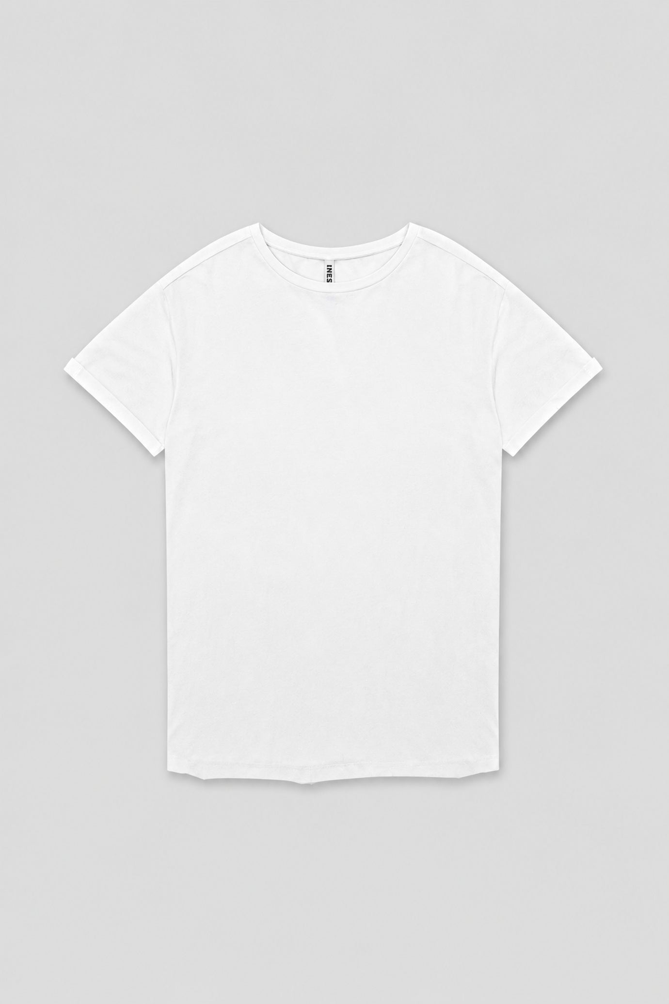 Desu Supima Cotton T Shirt in white with clean short sleeve silhouette and soft cotton finish.