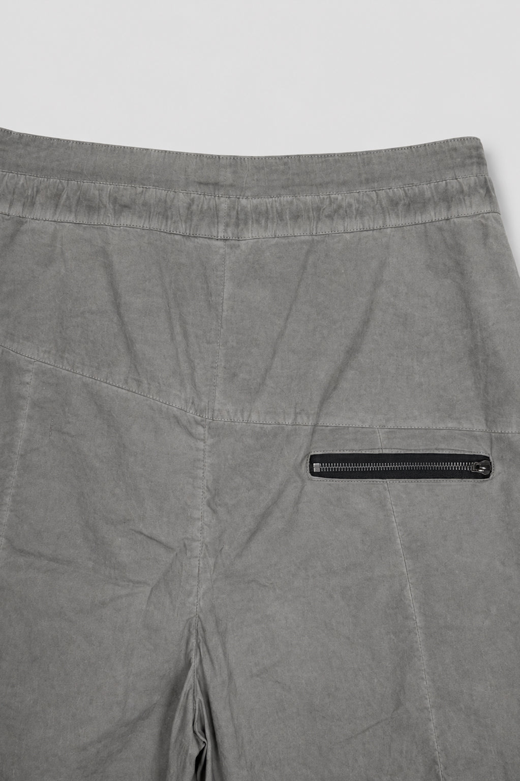 Zipper Pocket Shorts Grey