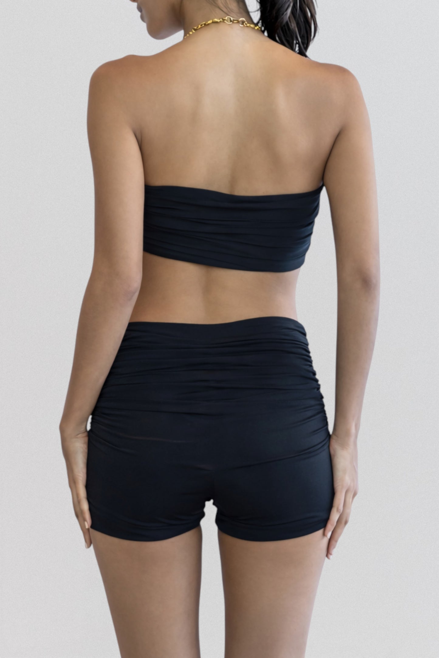 Ruched Mini Shorts