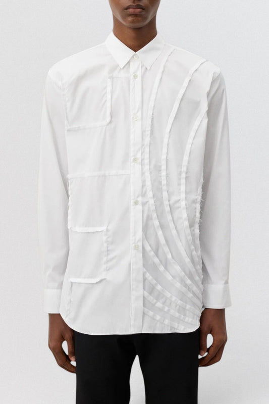 Geometric Cut-out Shirt