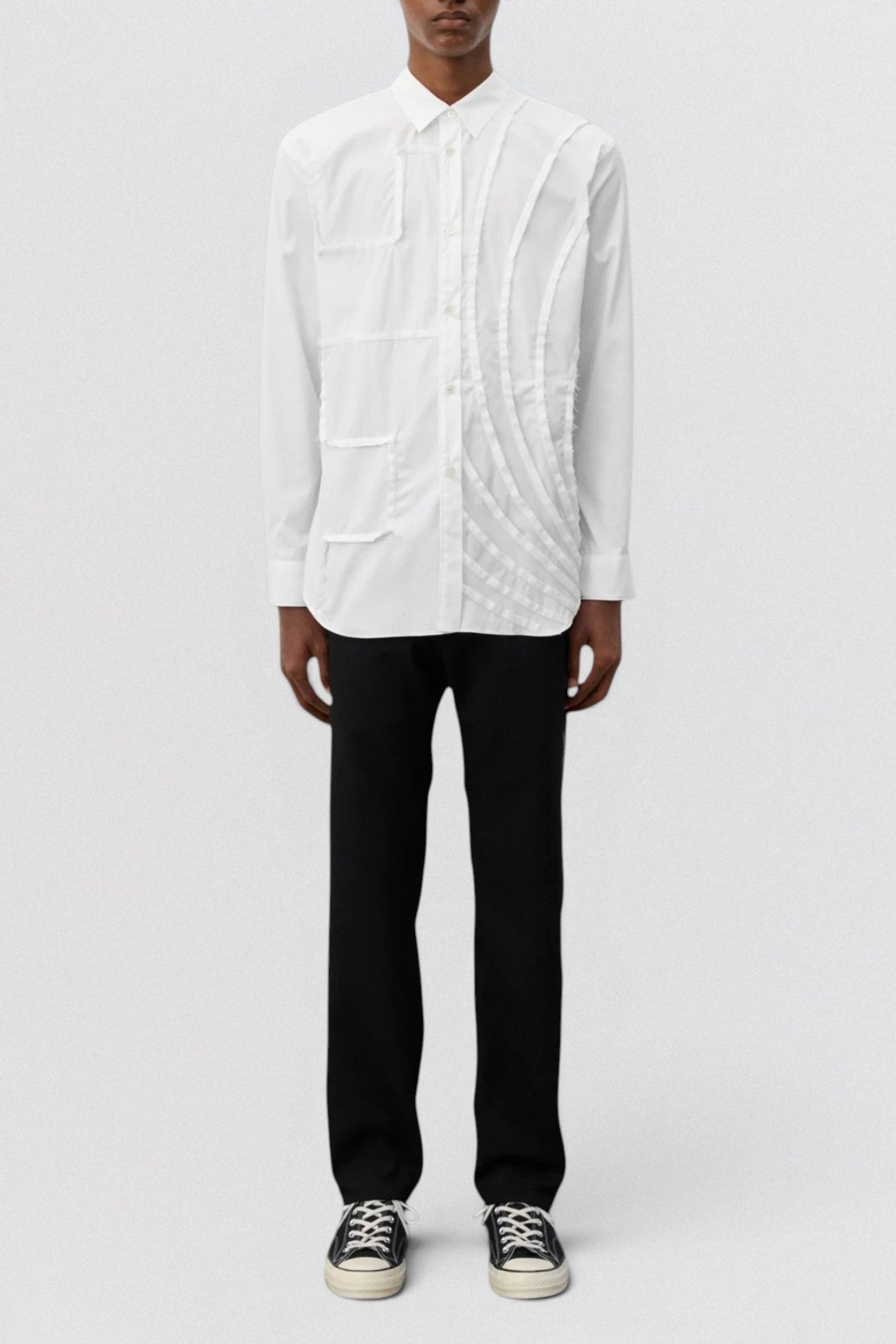 Geometric Cut-out Shirt