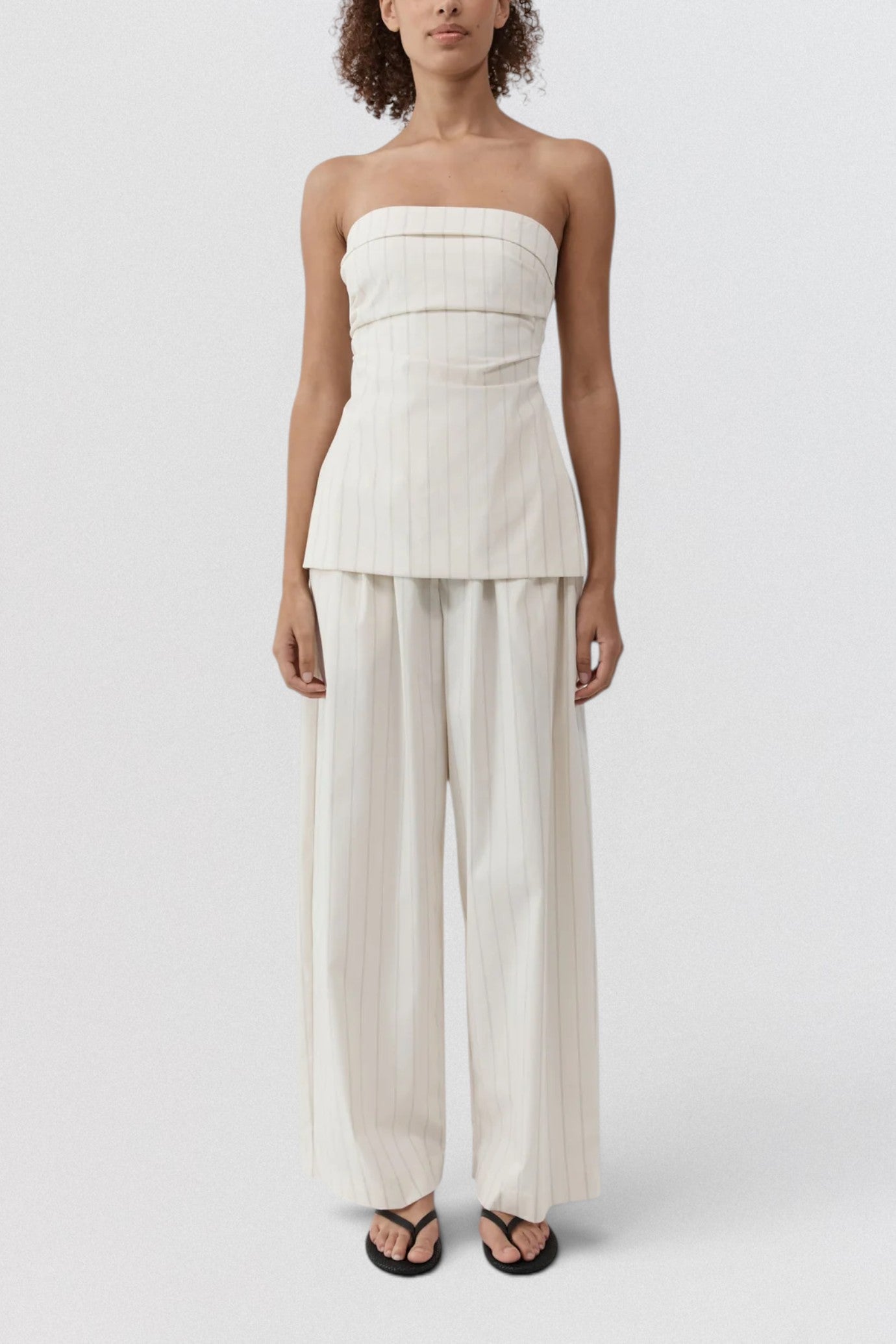 Strapless Tie Back Top