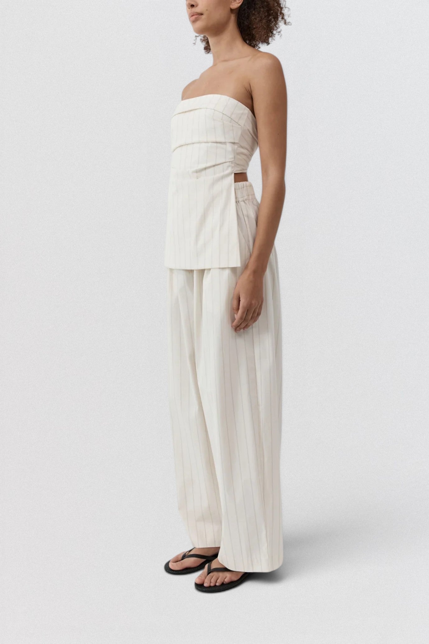 Strapless Tie Back Top