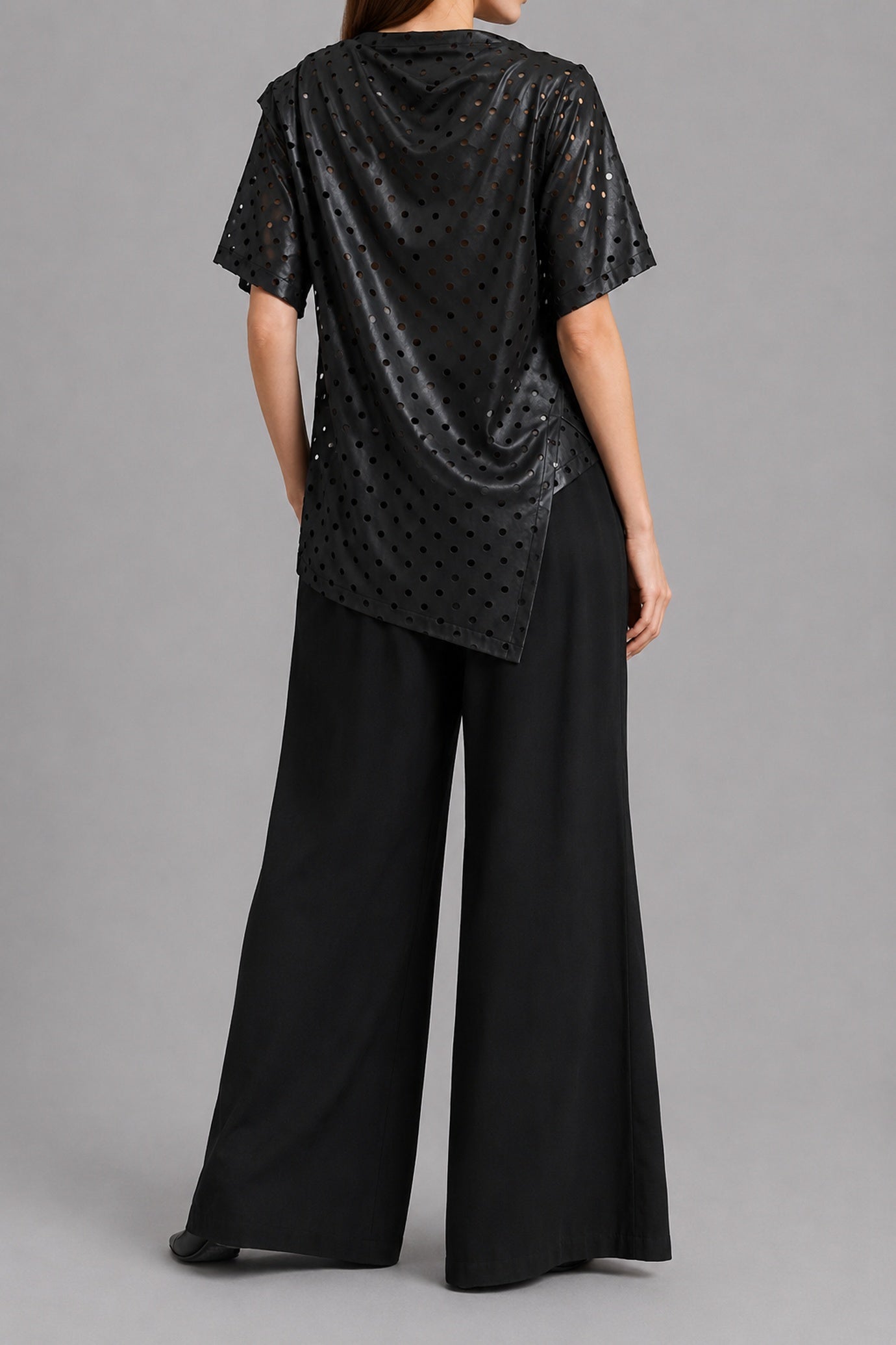 Asymmetric Laser Cut Top